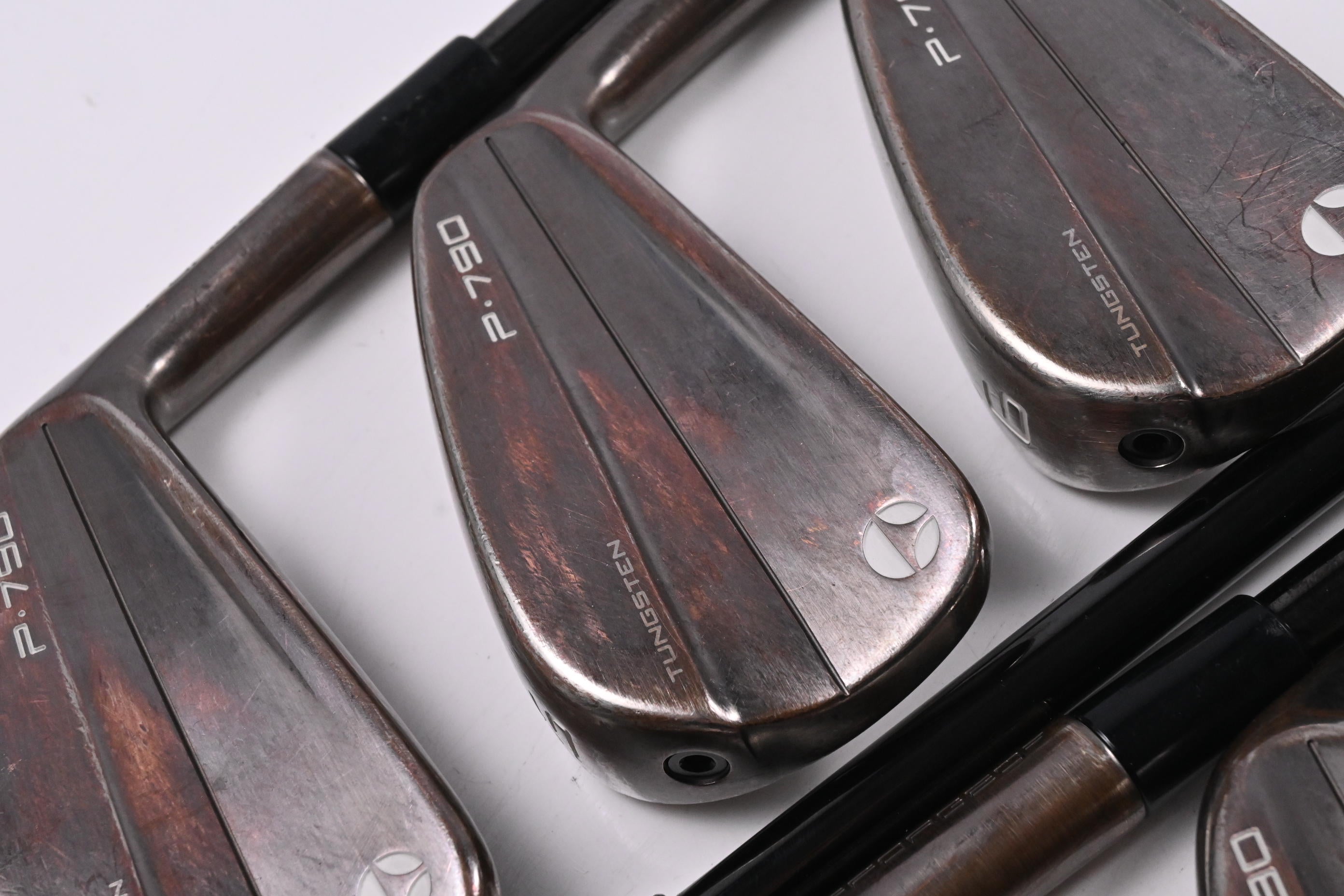Taylormade P790 Aged Copper Irons / 4-PW / Stiff Flex KBS Tour Lite Shafts