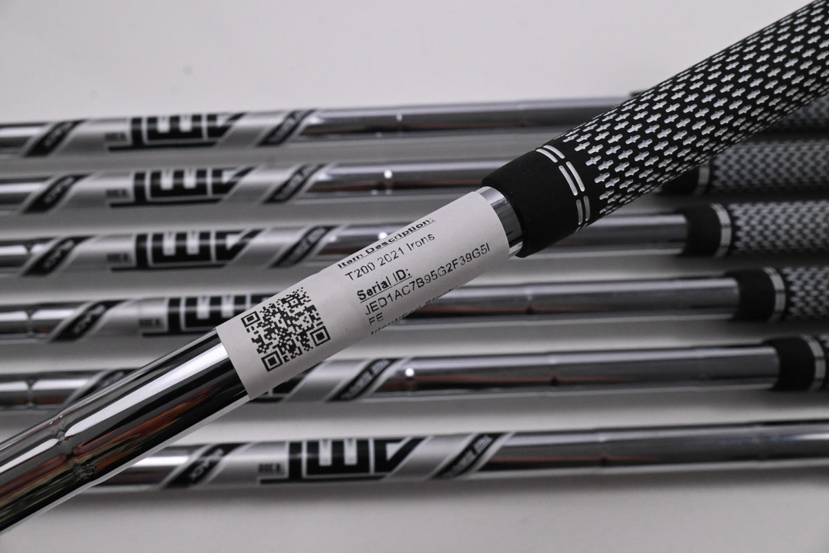 Titleist T200 2021 Irons / 5-PW+48° / Regular Flex AMT Black R300 Shafts