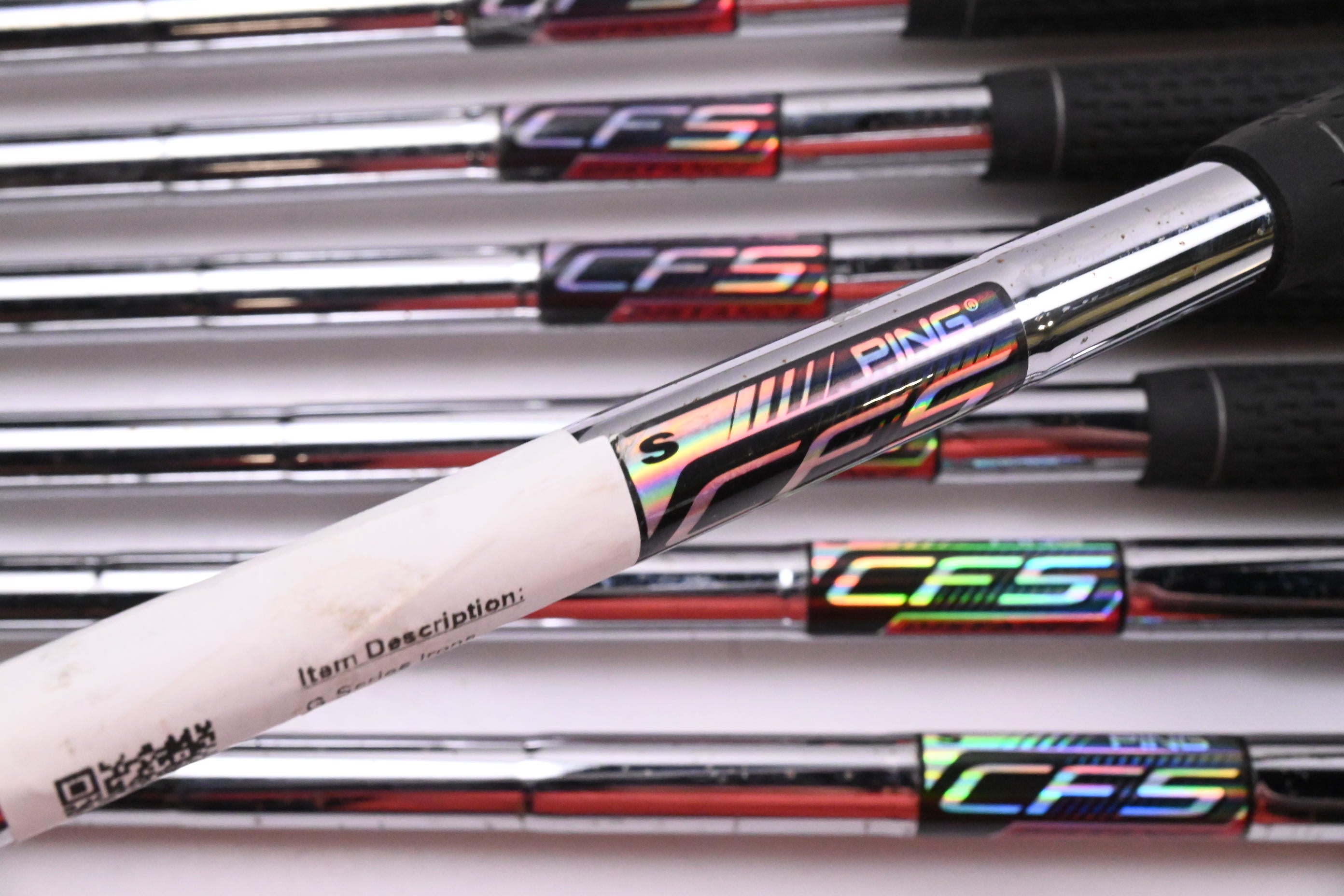Ping G Series Irons / 4-PW / Yellow Dot / Stiff Flex Ping CFS Distance Shafts