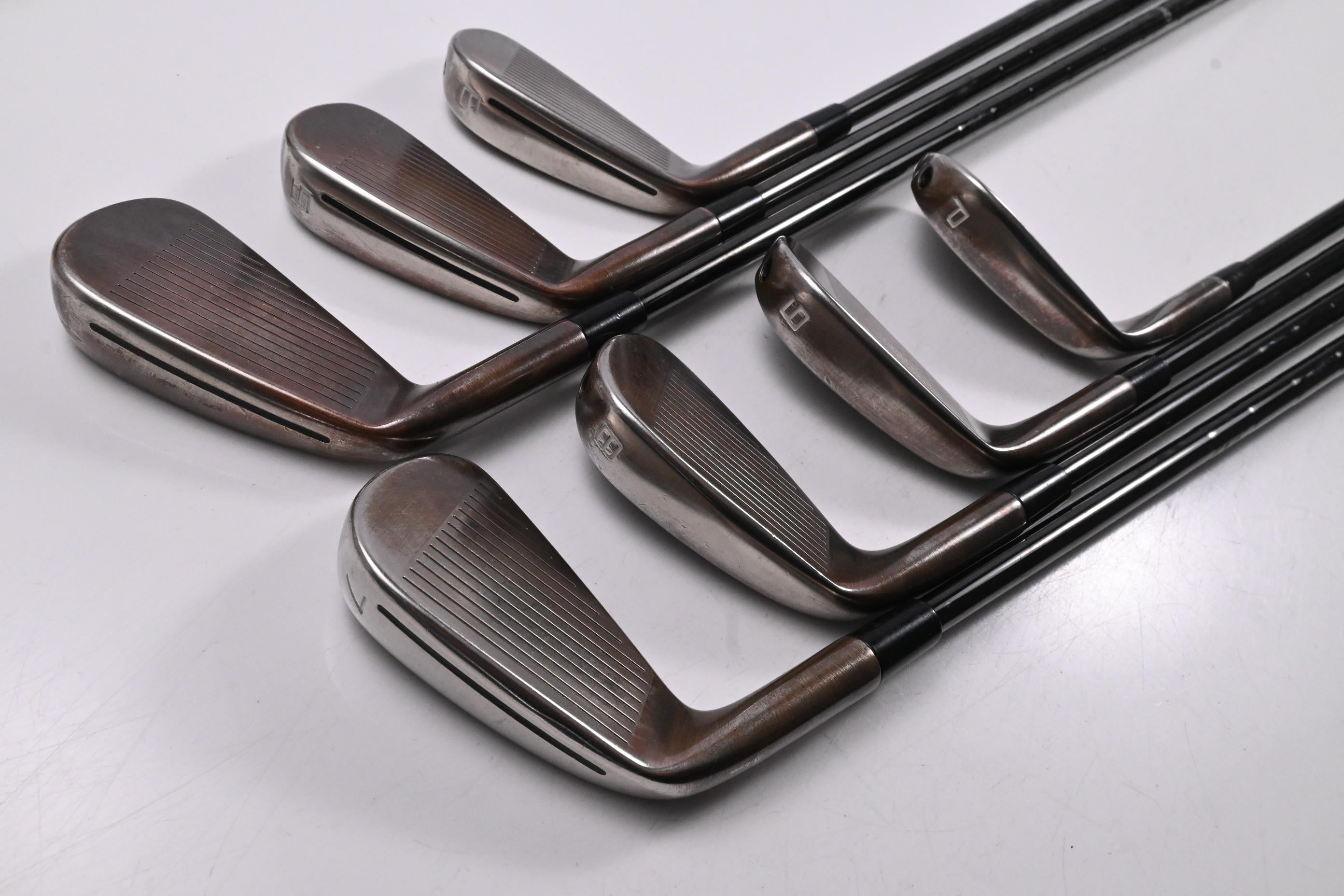 Taylormade P790 Aged Copper Irons / 4-PW / Stiff Flex KBS Tour Lite Shafts