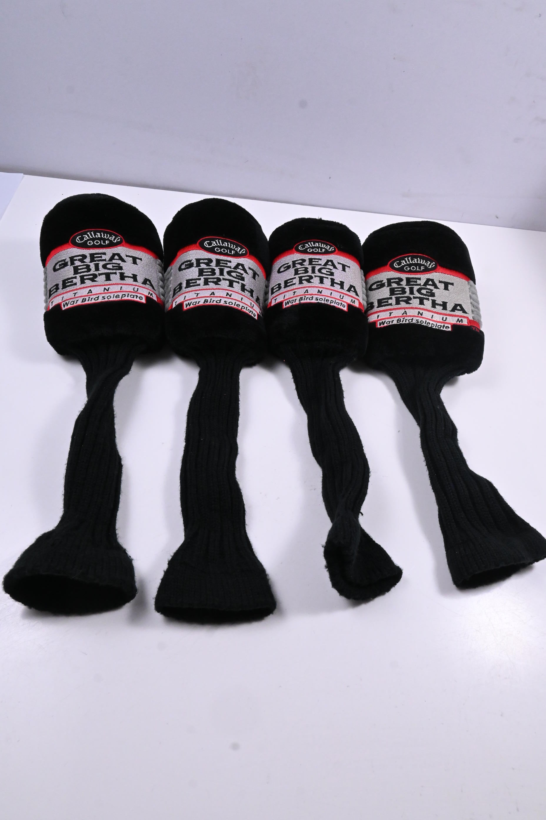 Callaway Great Big Bertha Warbird Vintage / Headcover Set / Driver, 3W, 5W, 7W