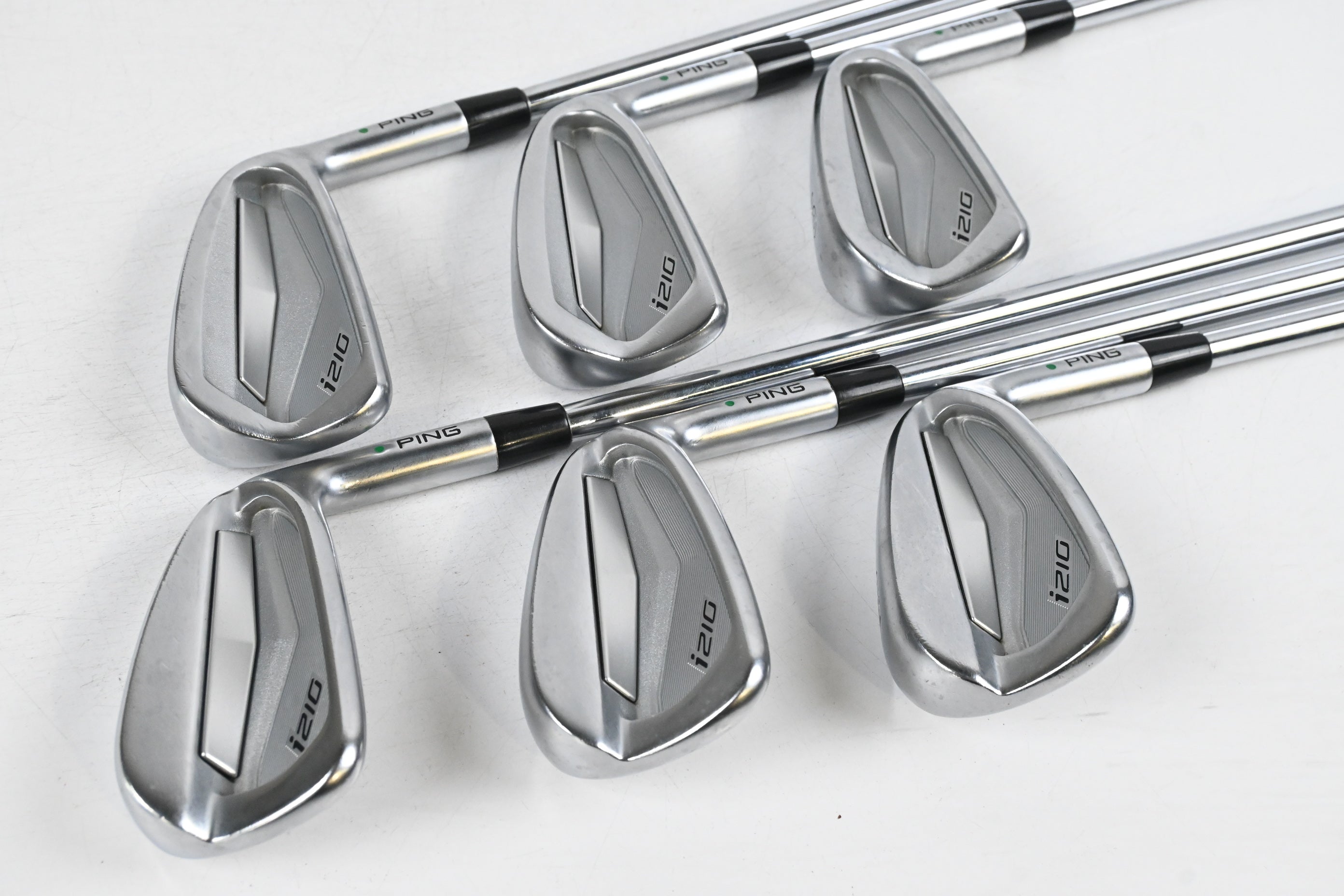 Ping i210 Irons / 4-9i / Green Dot / Regular Flex Project X LZ 115 Shafts