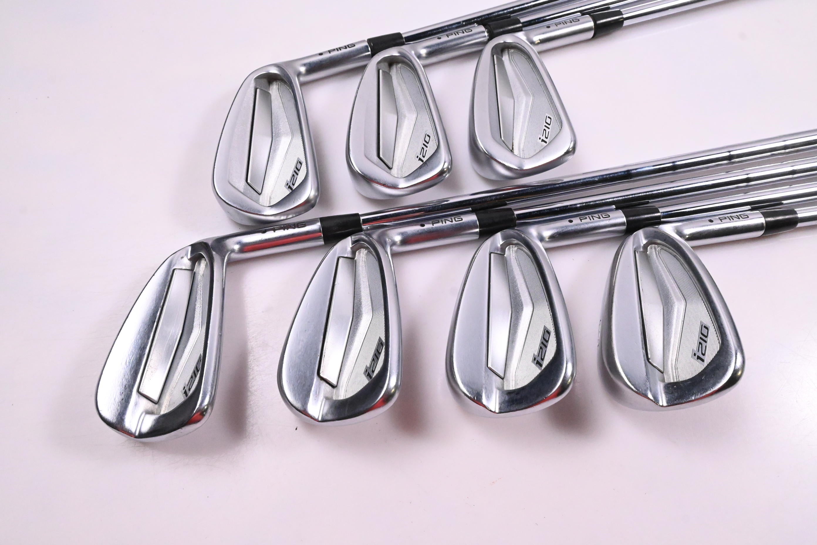 Ping i210 Irons / 4-PW / Black Dot / Regular Flex KBS Tour 110 Shafts