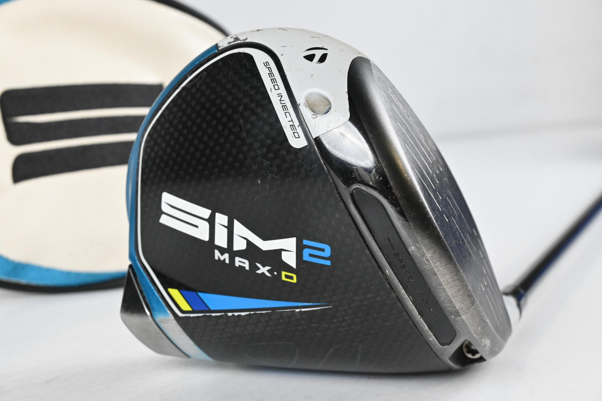 Taylormade SIM2 Max D Driver / 9 Degree / Stiff Flex Hzrdus Smoke Blue RDX 60
