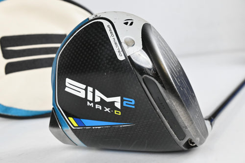 Taylormade SIM2 Max D Driver / 9 Degree / Stiff Flex Hzrdus Smoke Blue RDX 60
