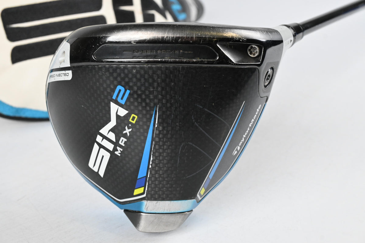 Taylormade SIM2 Max D Driver / 9 Degree / Stiff Flex Hzrdus Smoke Blue RDX 60