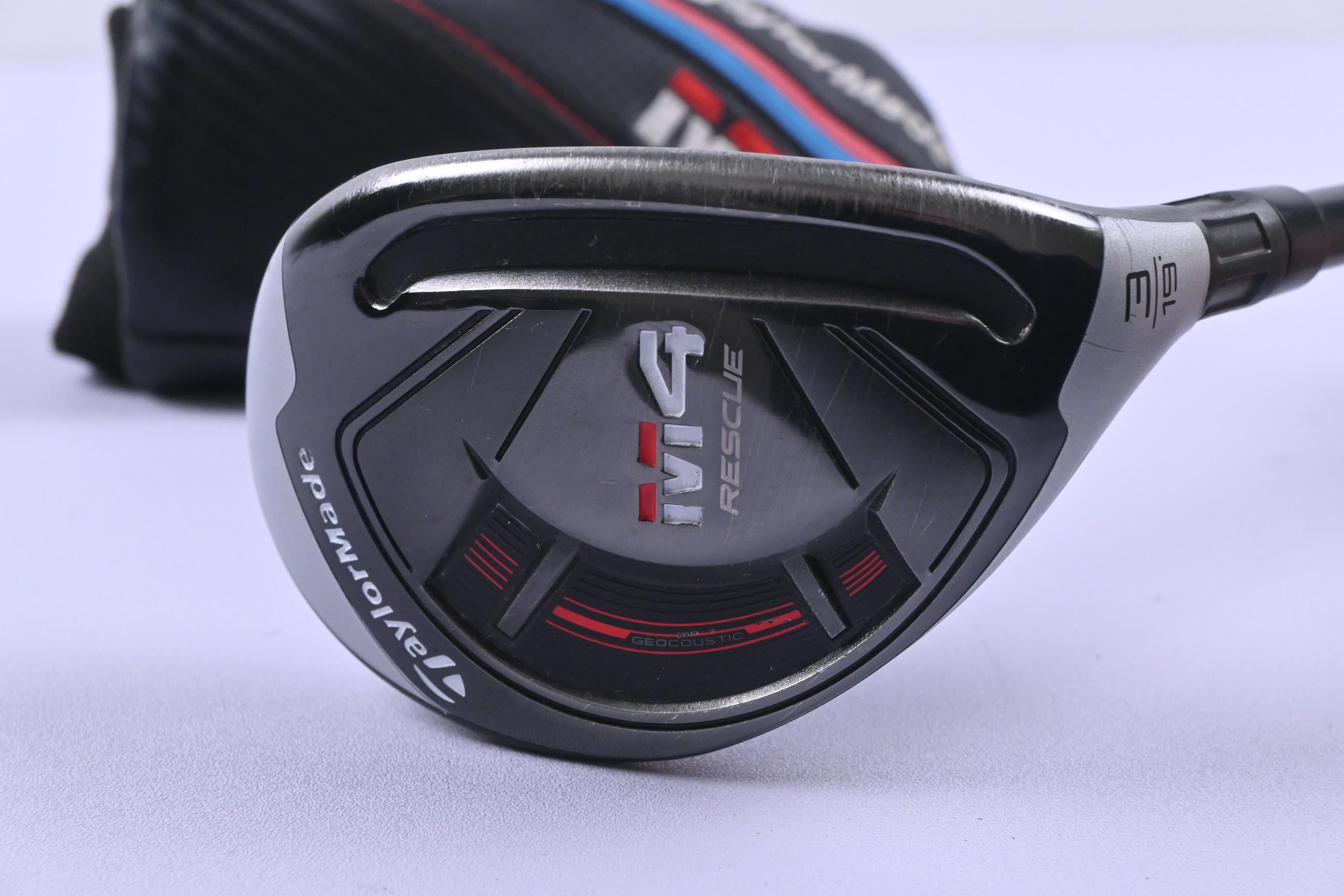 Taylormade M4 #3 Hybrid / 19 Degree / Regular Flex Fujikura Atmos Red 6 Shaft