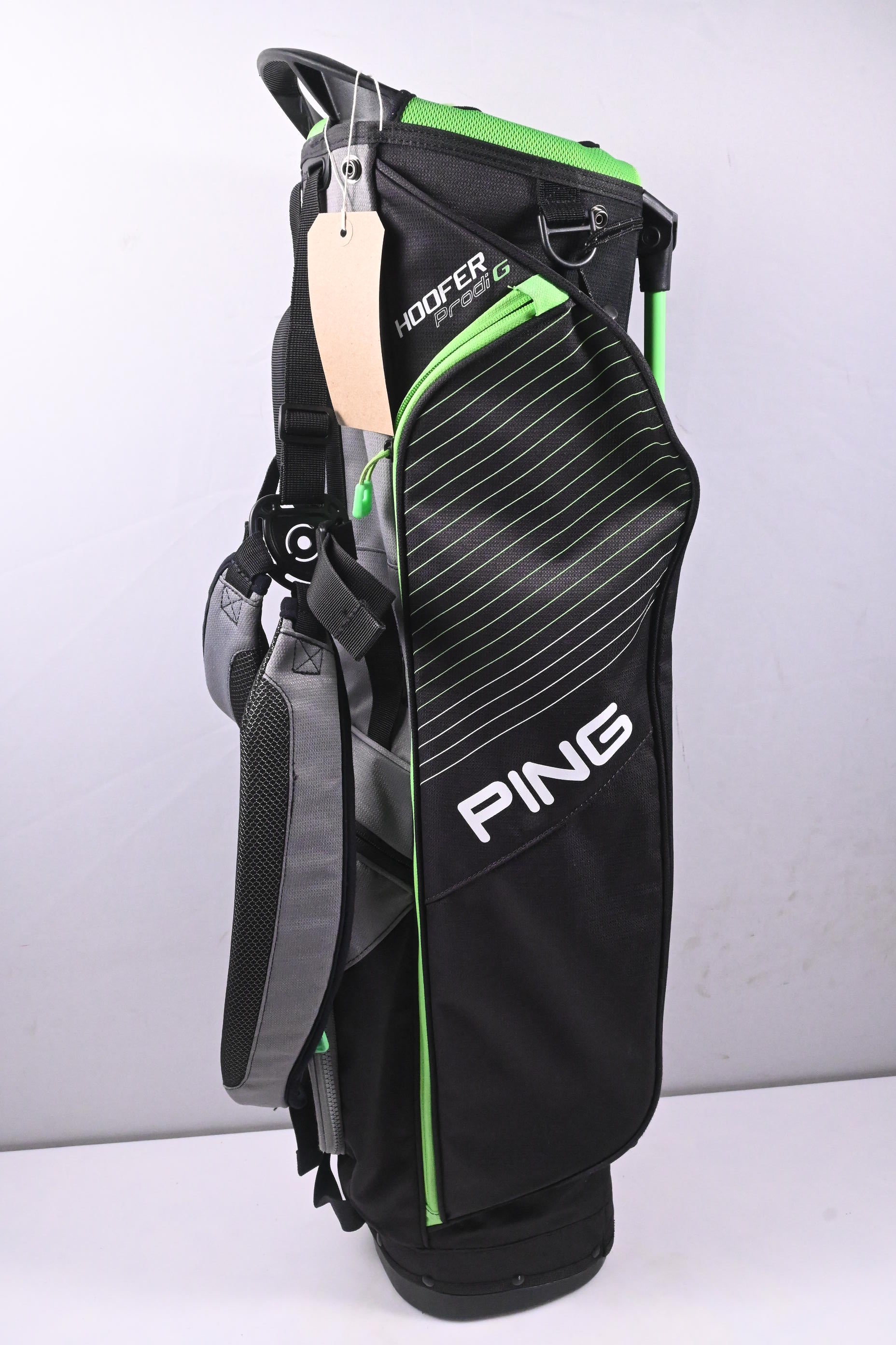 Ping Hoofer Prodi G Stand Bag / 4-Way Divider / Black, Green