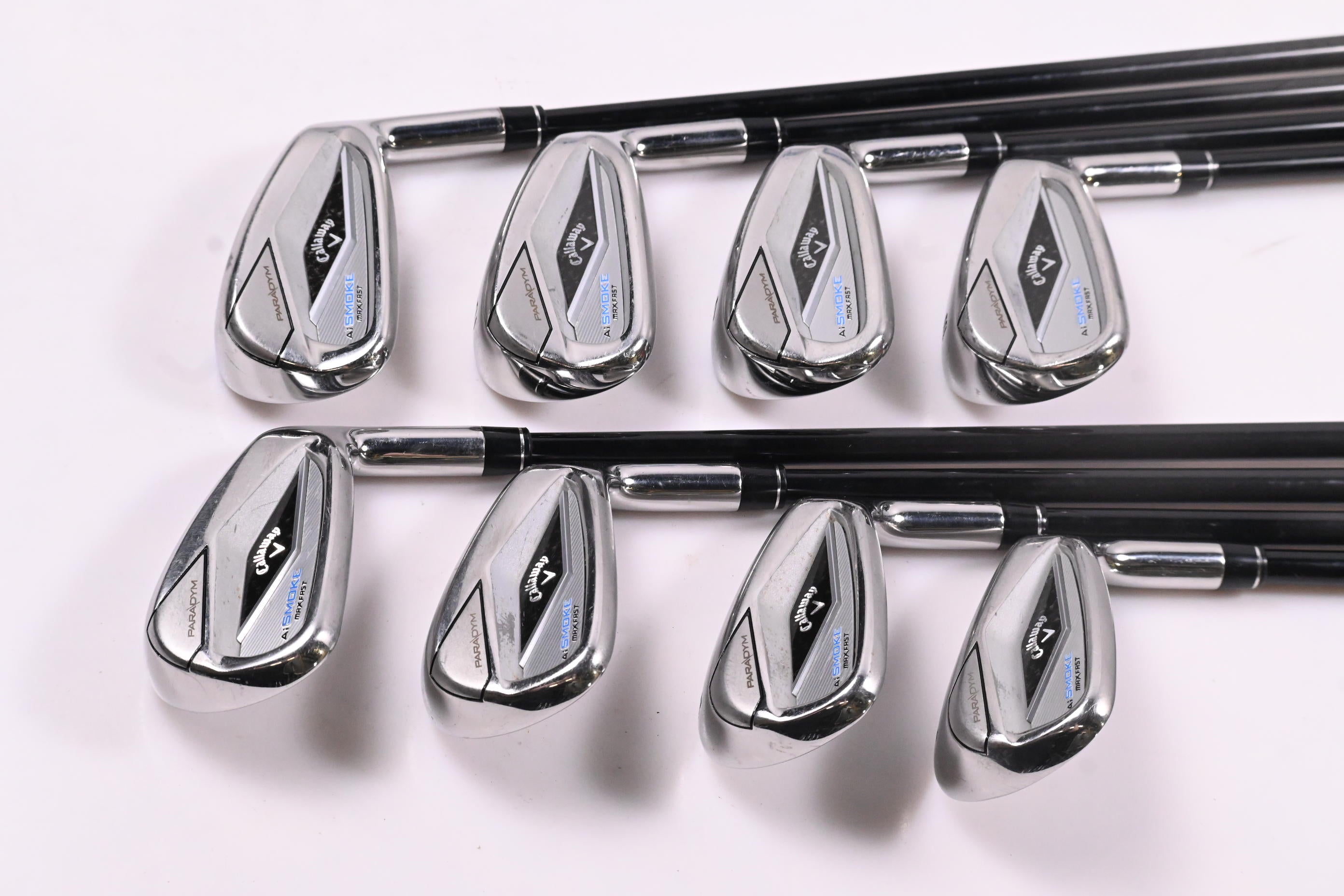 Callaway Paradym Ai Smoke Max Fast Irons / 5-PW+GW+SW / Senior Flex Tensei 40