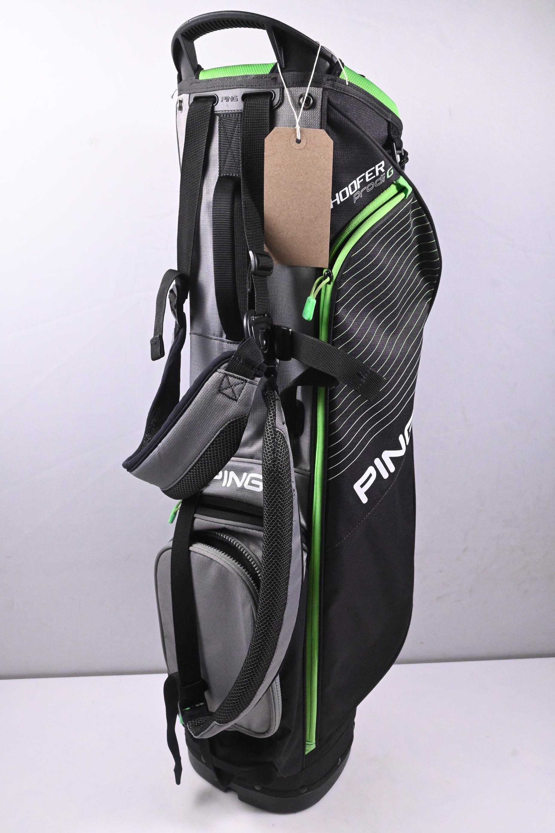 Ping Hoofer Prodi G Stand Bag / 4-Way Divider / Black, Green