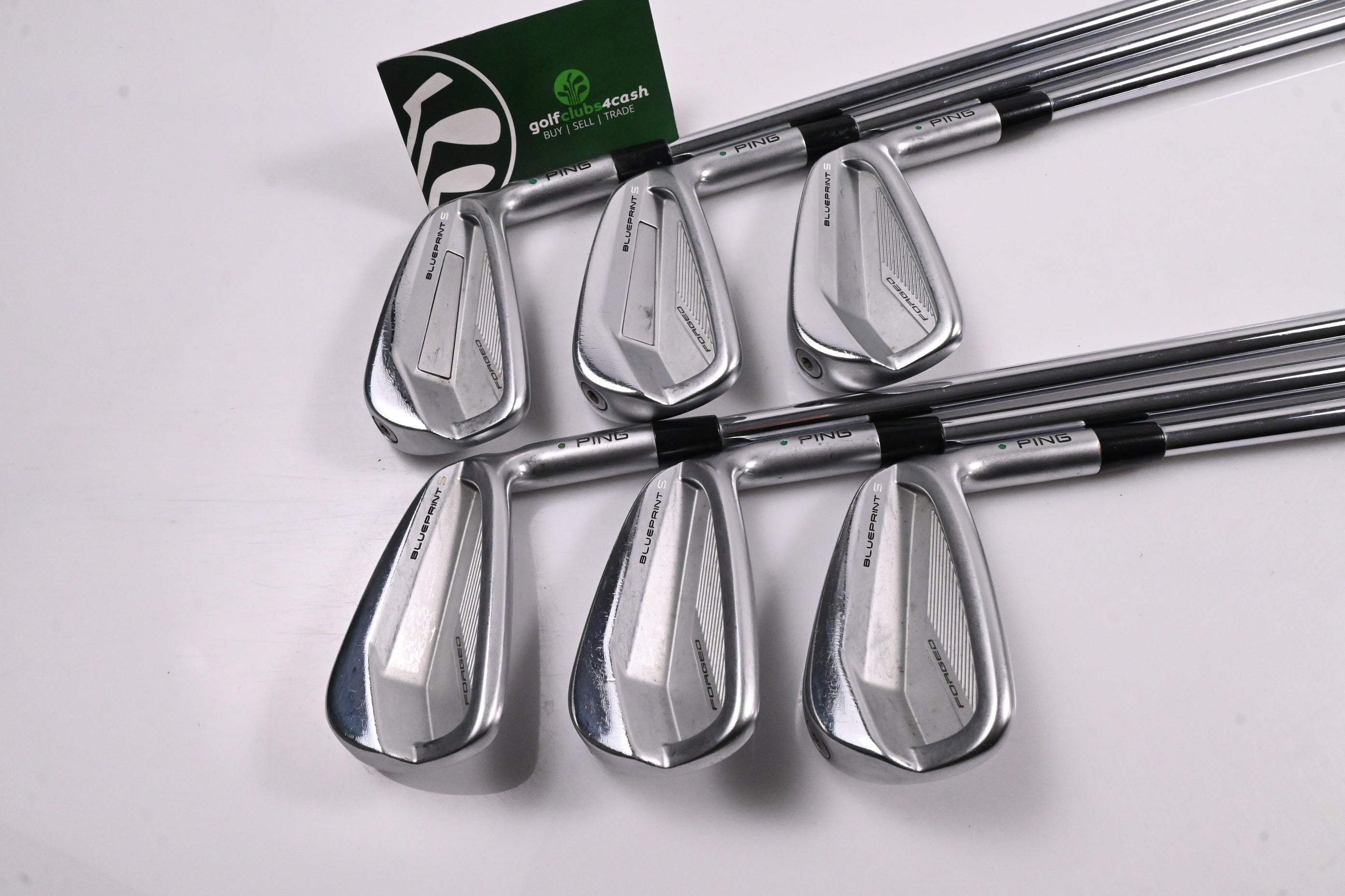 Ping Blueprint S Irons / 4-9i / Green Dot / Stiff Flex Dynamic Gold 120 S300