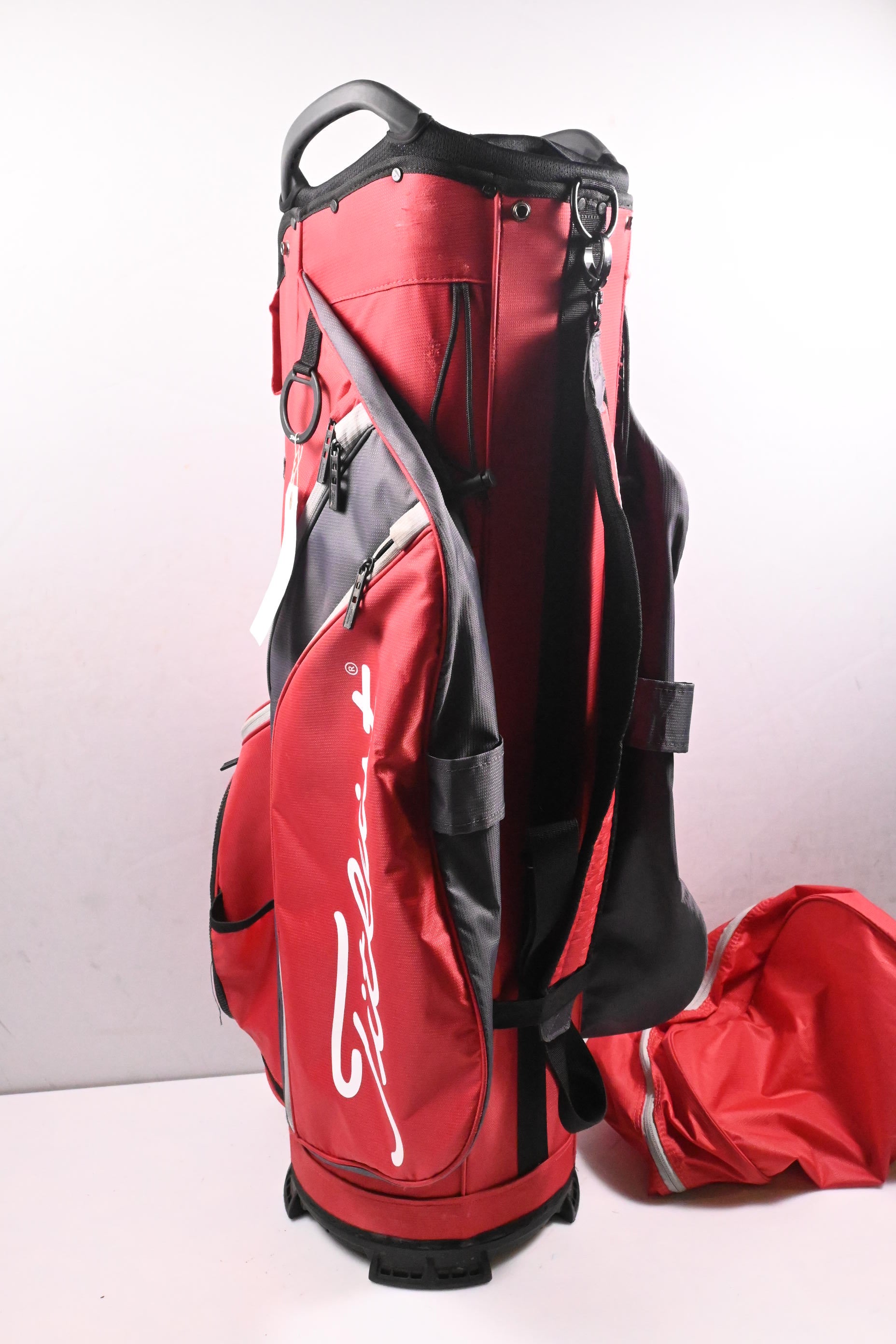 Titleist Cart Bag / 14-Way Divider / Red & Grey