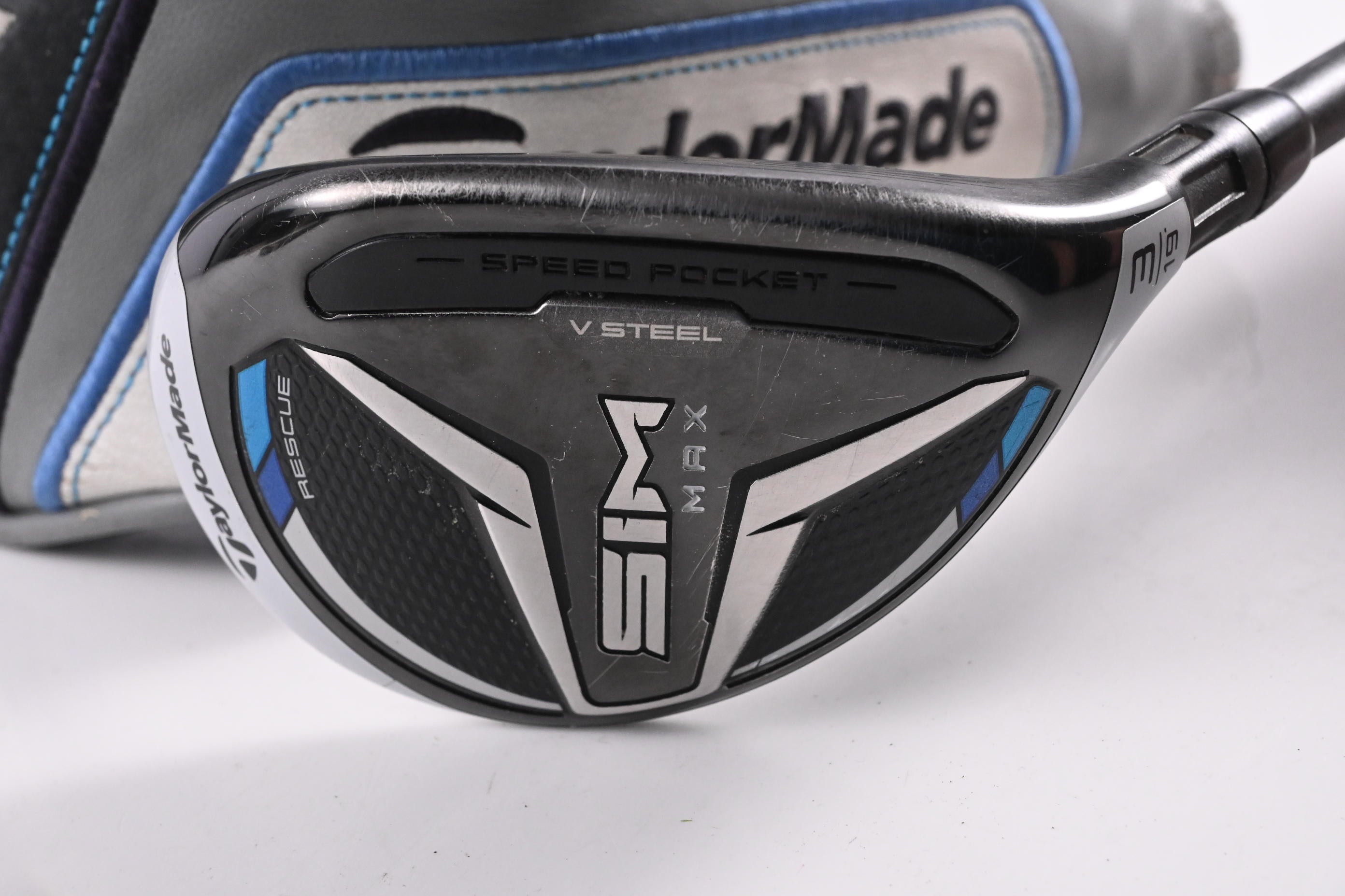Taylormade SIM Max #3 Hybrid / 19 Degree / Senior Flex UST Mamiya ProForce V2 55
