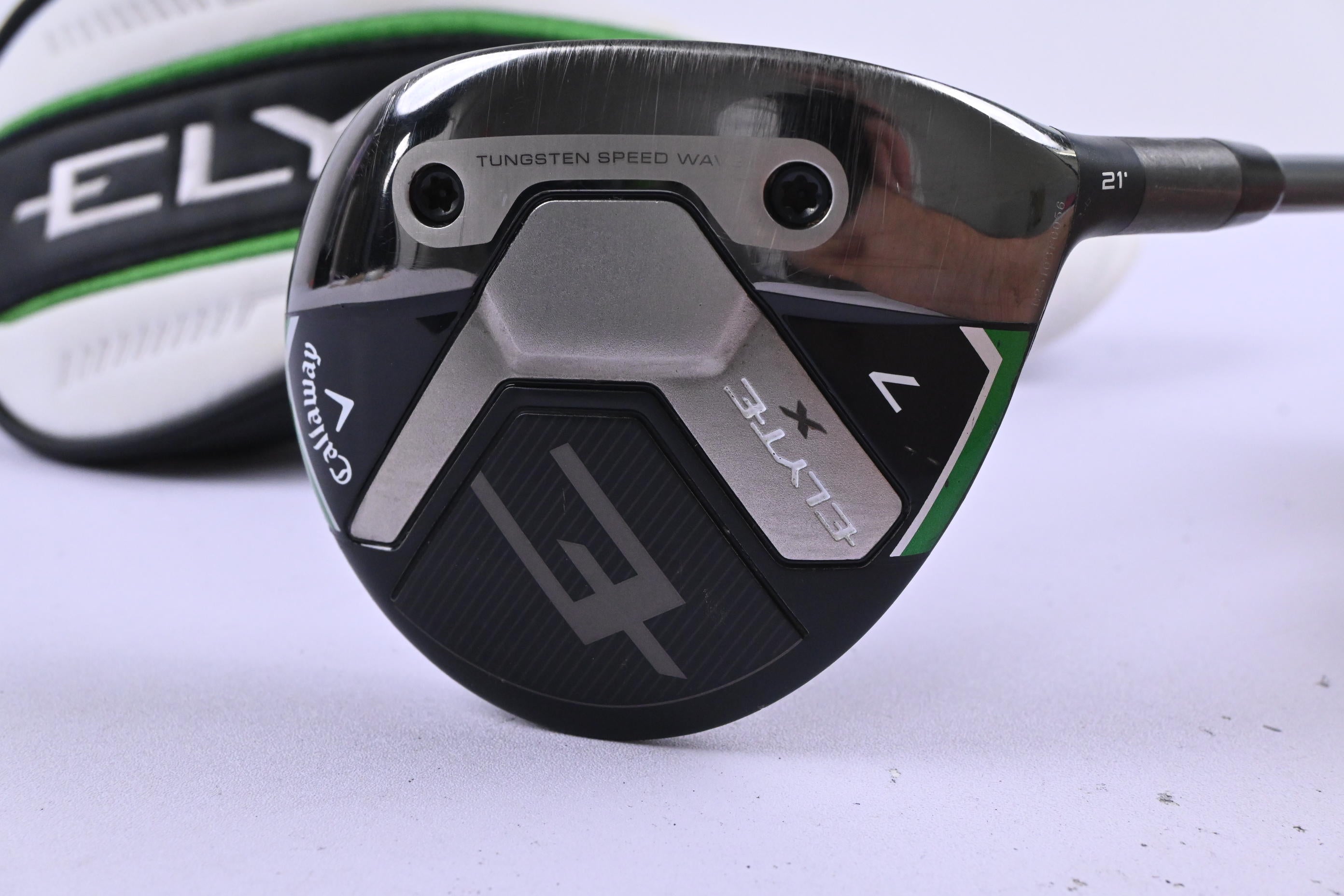 Callaway Elyte X #7 Wood / 21 Degree / Stiff Flex Denali Charcoal 60 Shaft