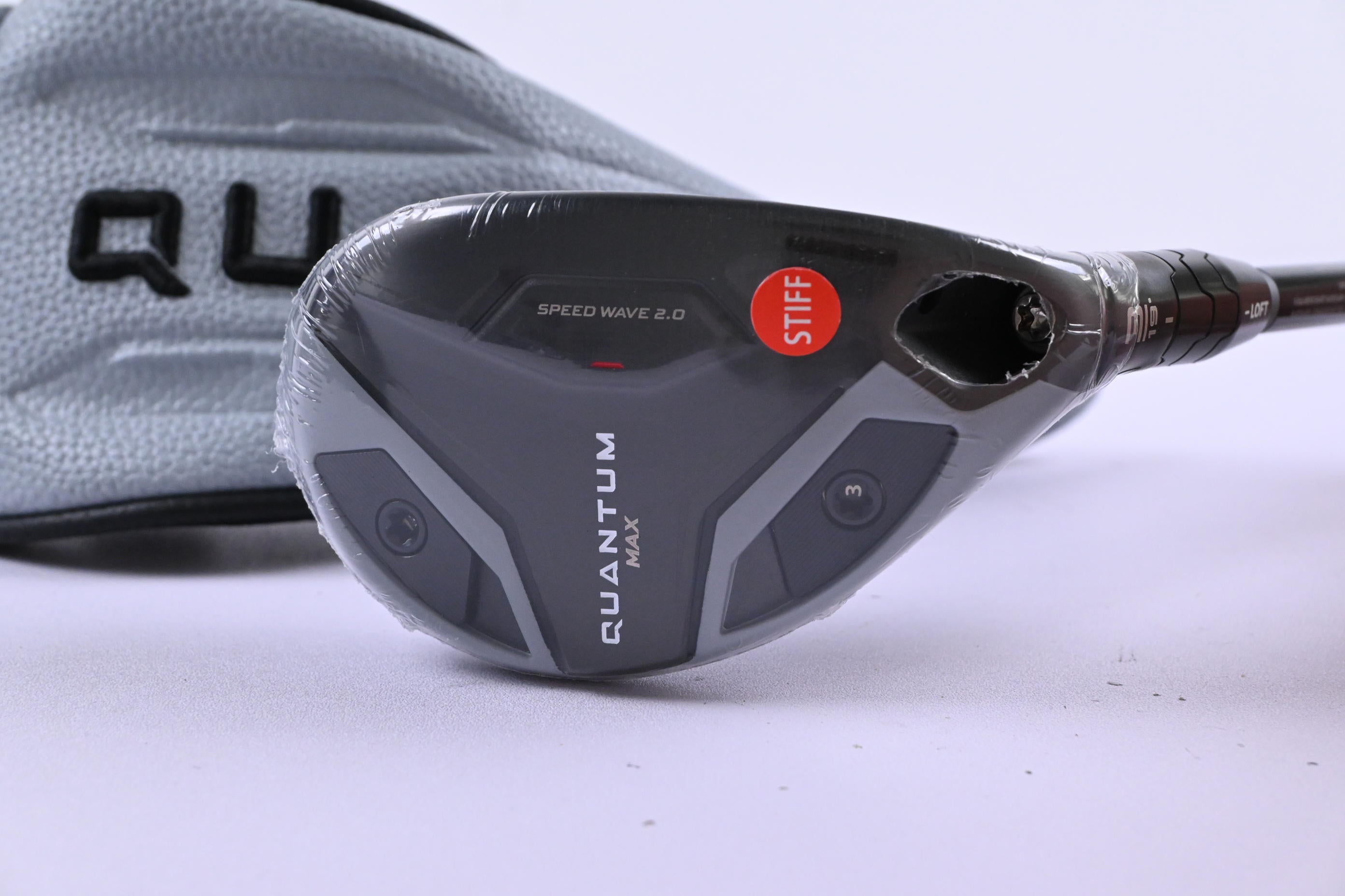 Callaway Quantum Max #3 Hybrid / 19 Degree / Stiff Flex Project X Denali Silver