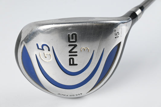 Ping G5 #3 Wood / 15 Degree / Regular Flex Ping TFC 100 F Shaft