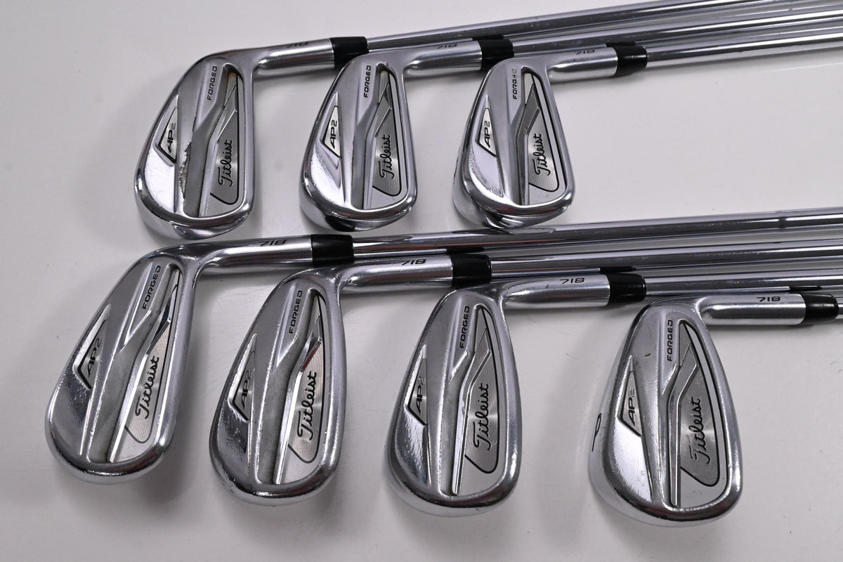 Titleist 718 AP2 Irons / 4-PW / Stiff Flex AMT Tour White S300 Shafts