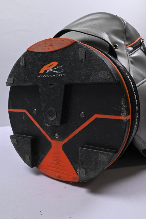 Powakaddy Cart Bag / 14-Way Divider / Grey, Black & Orange