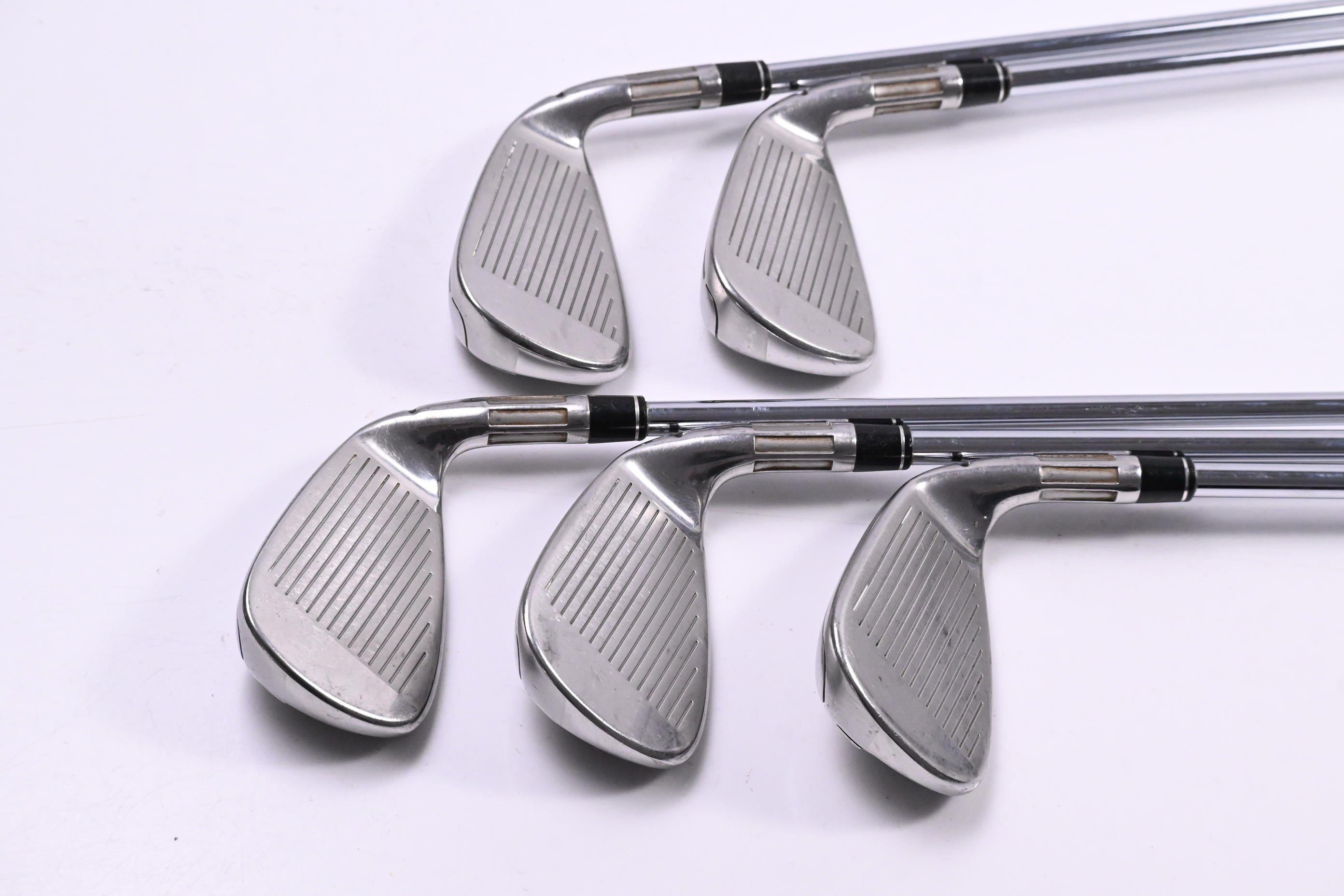 Left Hand Taylormade M6 Irons / 6-PW / Regular Flex KBS MAX 85 Shafts
