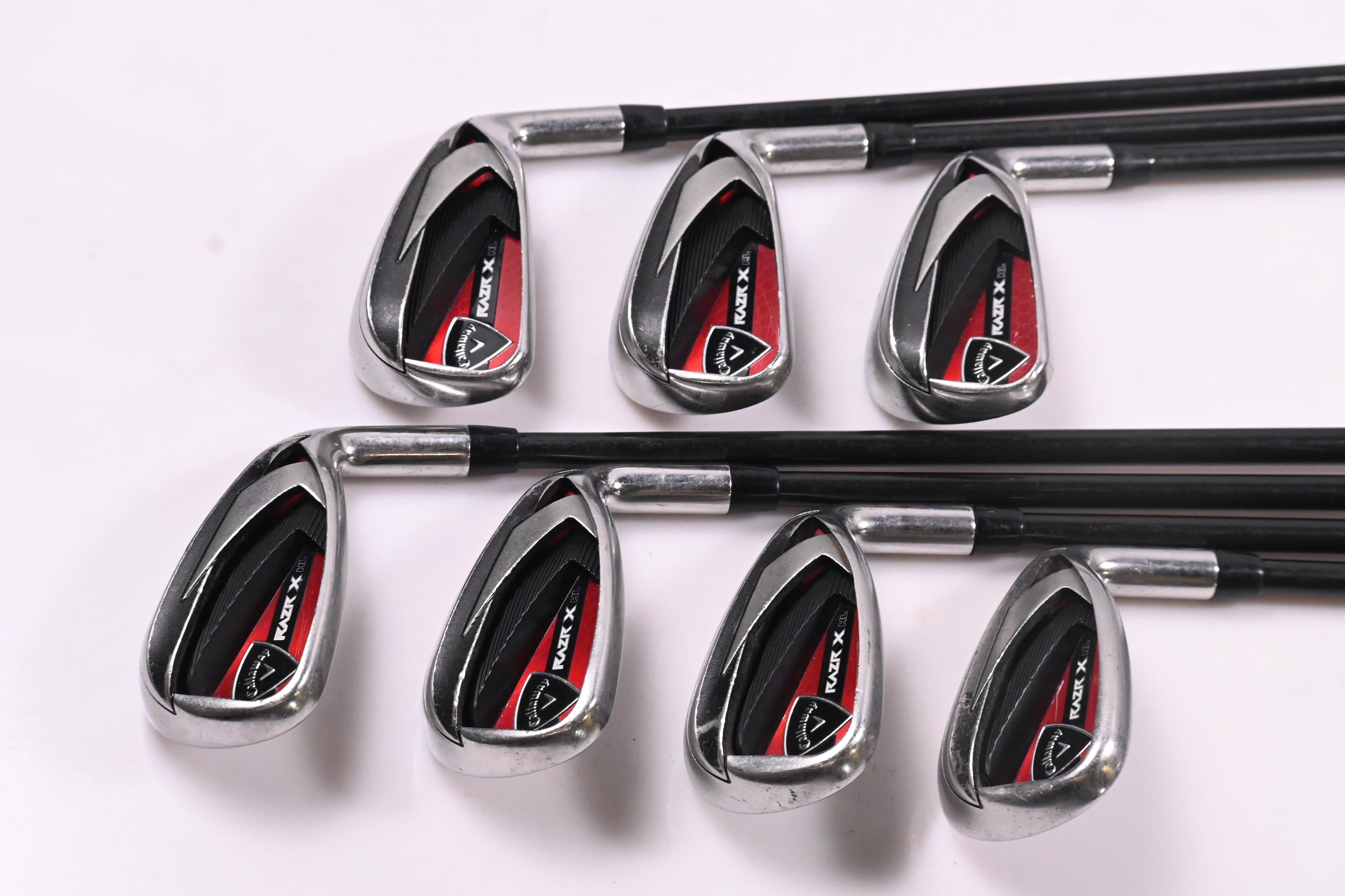 Callaway RAZR X HL Irons / 5-PW+SW / Regular Flex Callaway 75 Shafts