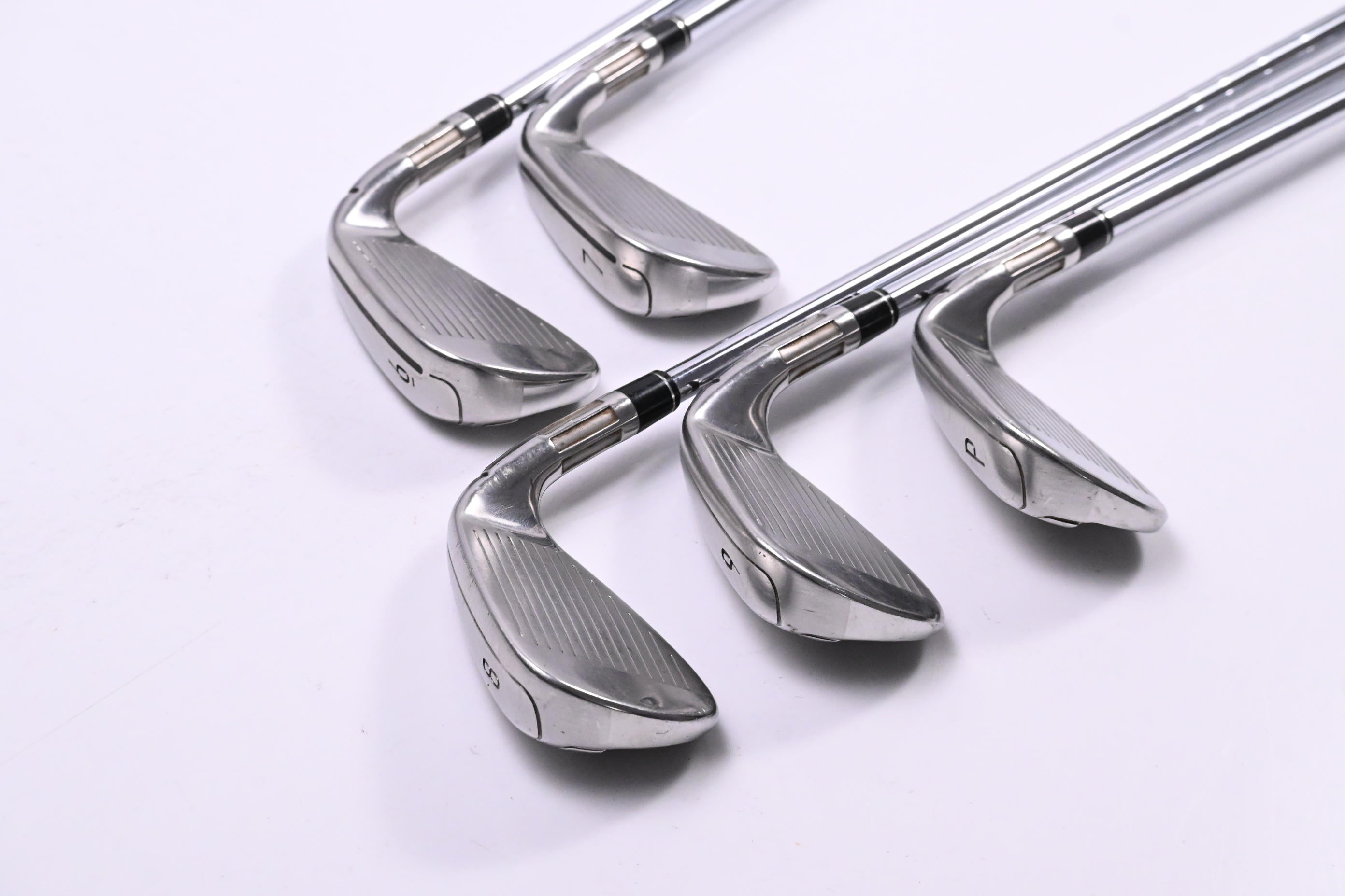 Left Hand Taylormade M6 Irons / 6-PW / Regular Flex KBS MAX 85 Shafts