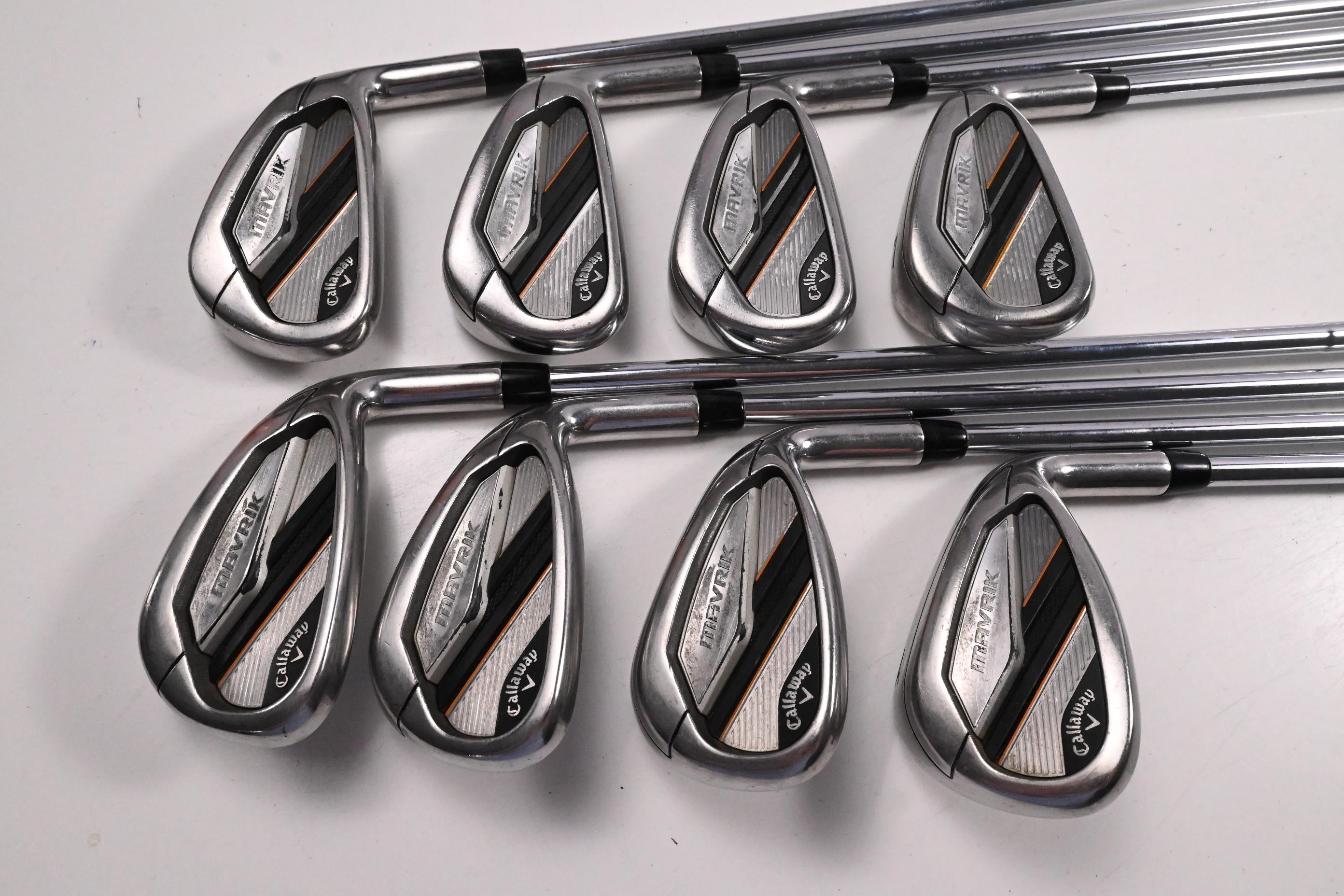 Callaway Mavrik Irons / 4-PW+AW / Regular Flex Elevate 95 Shafts