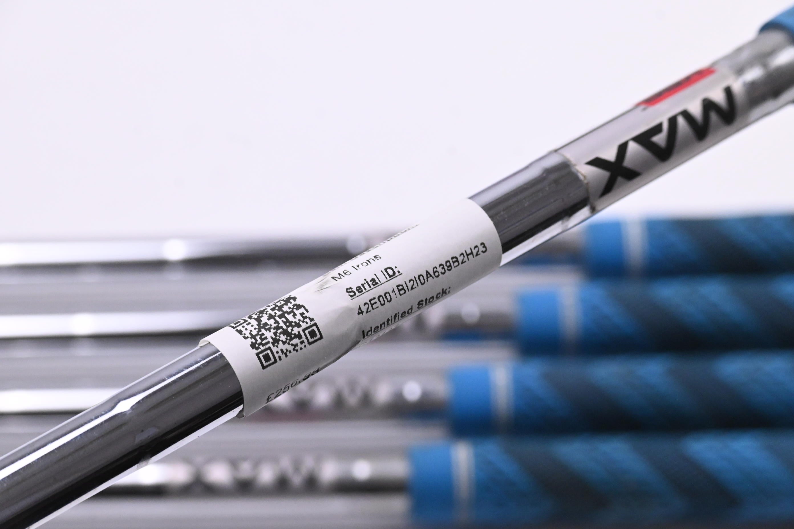 Left Hand Taylormade M6 Irons / 6-PW / Regular Flex KBS MAX 85 Shafts