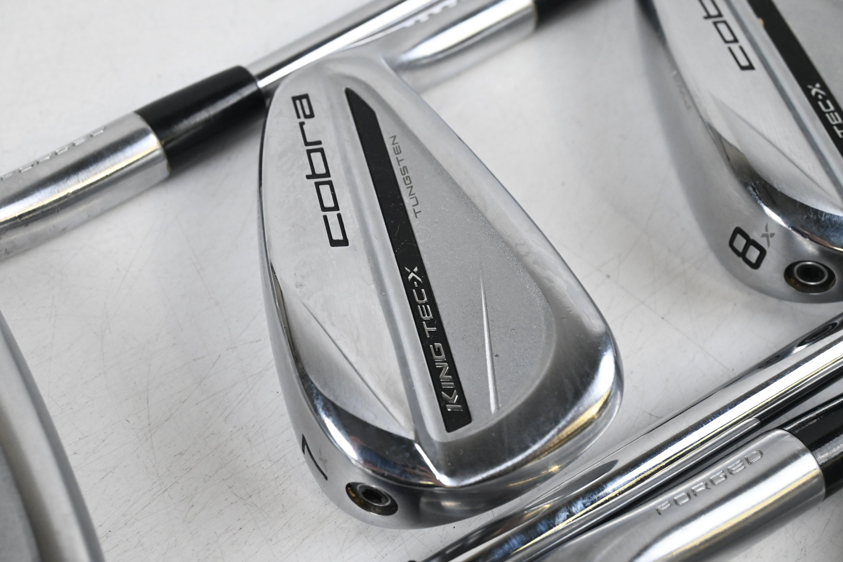 Cobra 2025 King Tec-X Irons / 6-PW+GW / Stiff Flex KBS Tour Lite Shafts