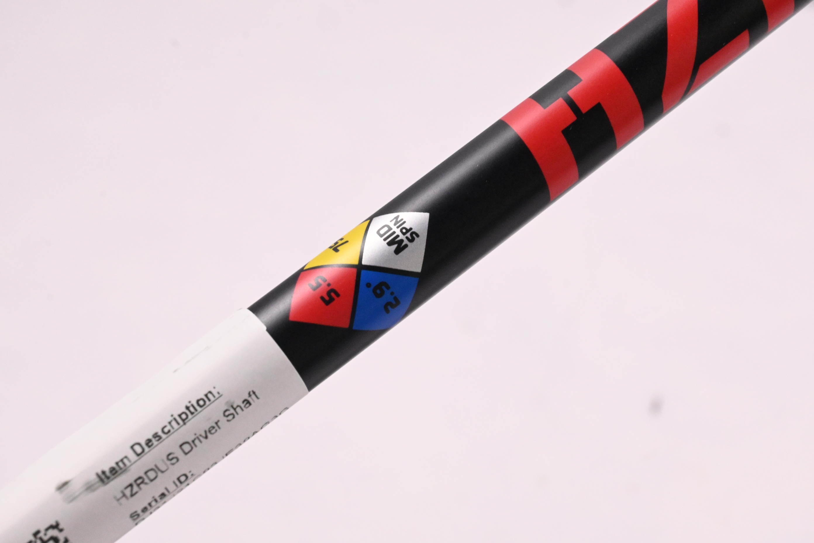 Project X HZRDUS Red 75 Driver Shaft / Regular Flex / Cobra 2nd Gen
