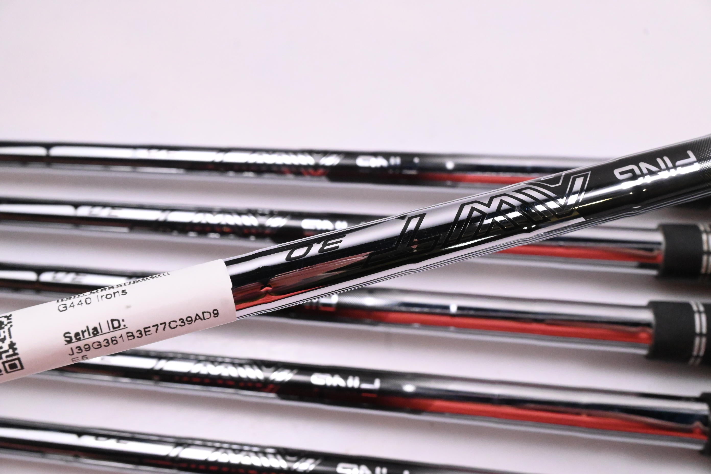 Ping G440 Irons / 6-PW+GW+56° / Blue Dot / Regular Flex Ping AWT 3.0 Shafts