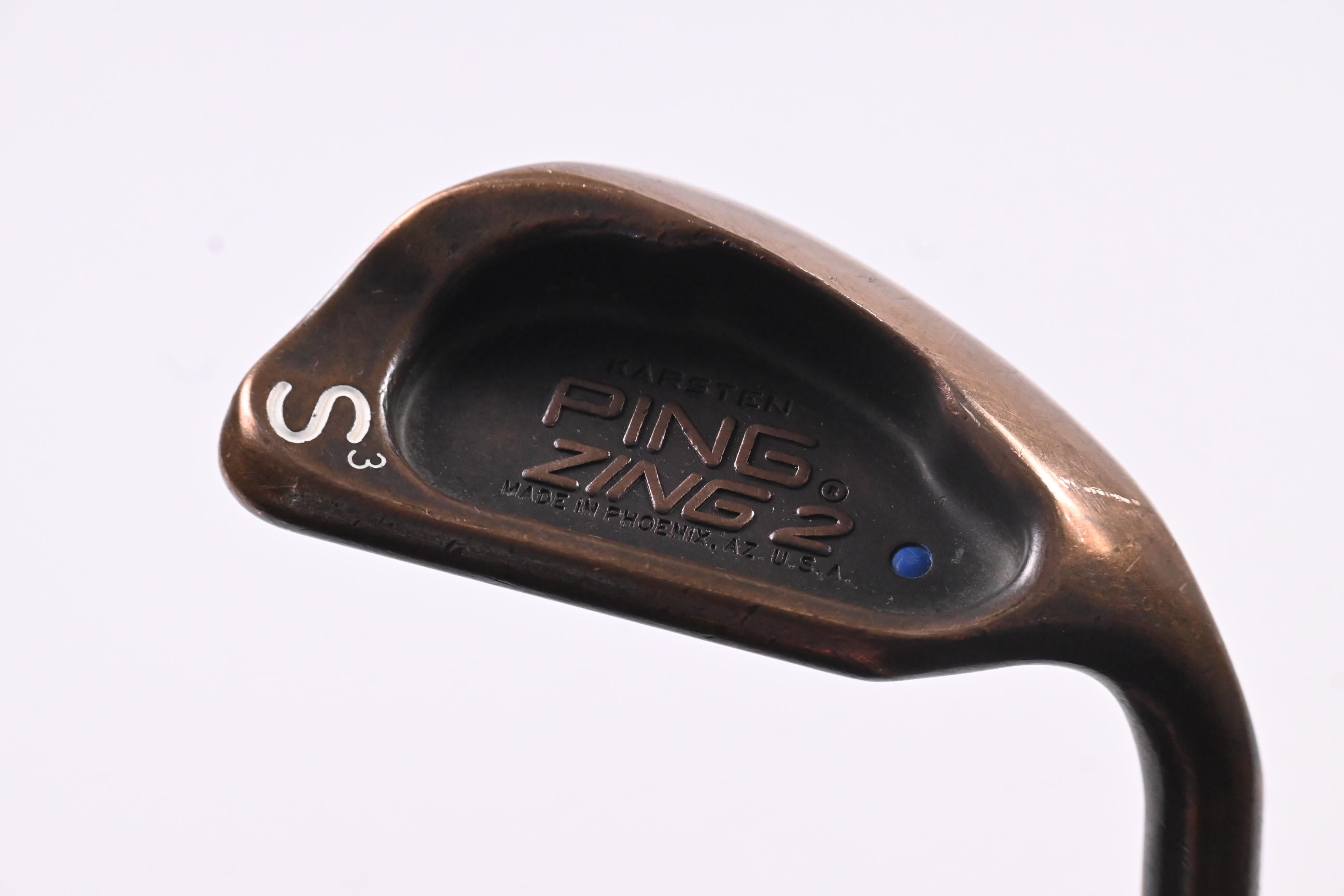 Ping Zing 2 S3 BeCu Sand Wedge / 57 Degree / Blue Dot / Stiff Flex Cushin JZ
