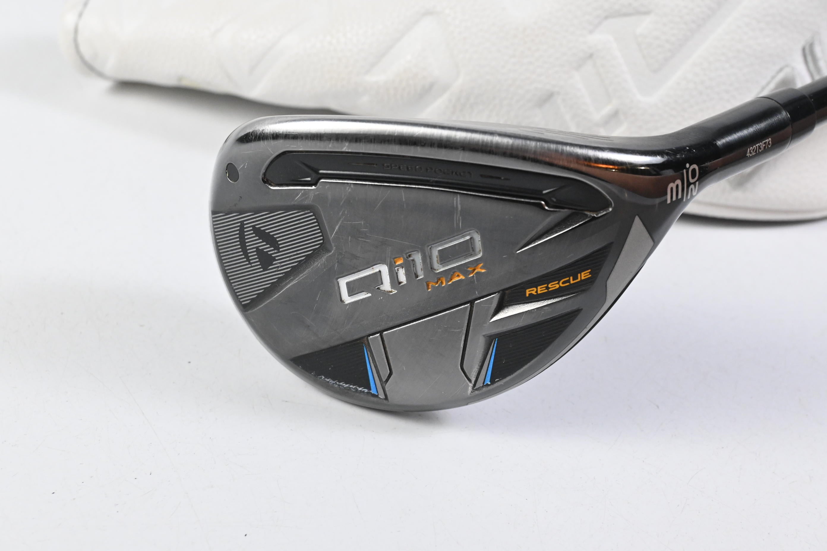 Taylormade Qi10 Max #3 Hybrid / 20 Degree / Stiff Flex HZRDUS Silver 80 Shaft