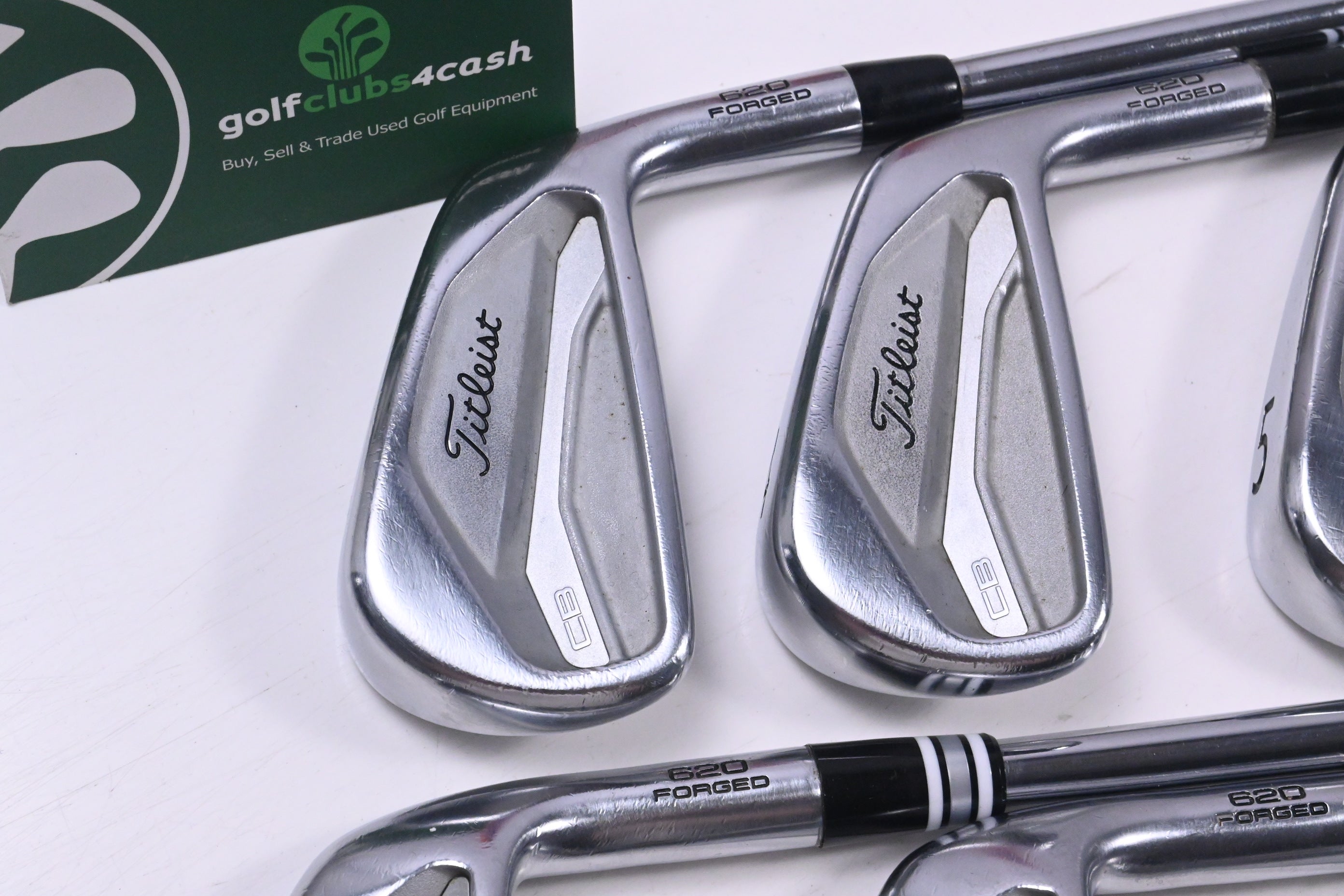 Set De Fers De Golf Titleist 620 CB - 4 à PW, Fer Droit, Shaft Acier Rigide, Occasion Reconditionné