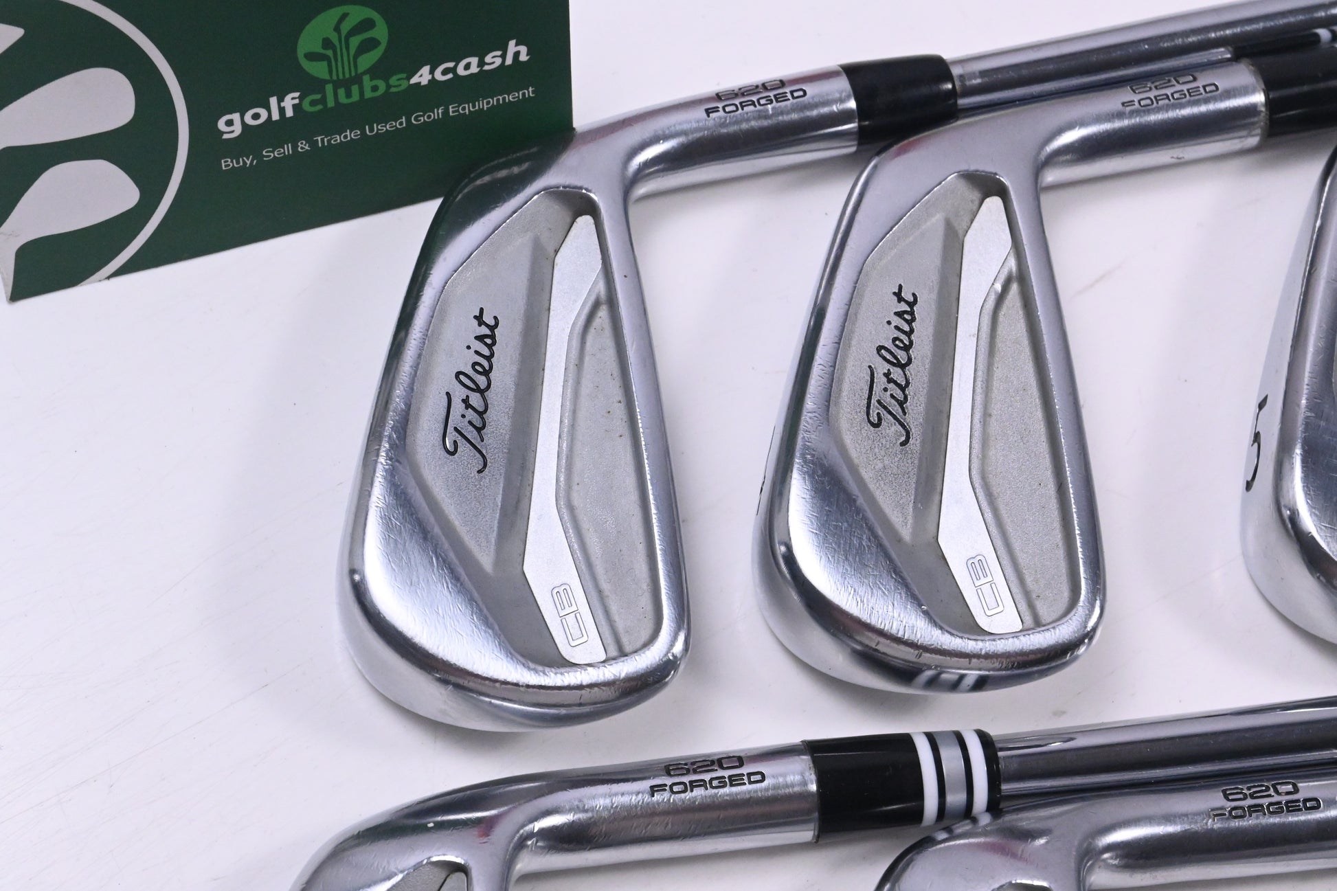 Titleist 620 CB Irons / 3-PW / Regular Plus Flex Project X LZ 115 Shafts