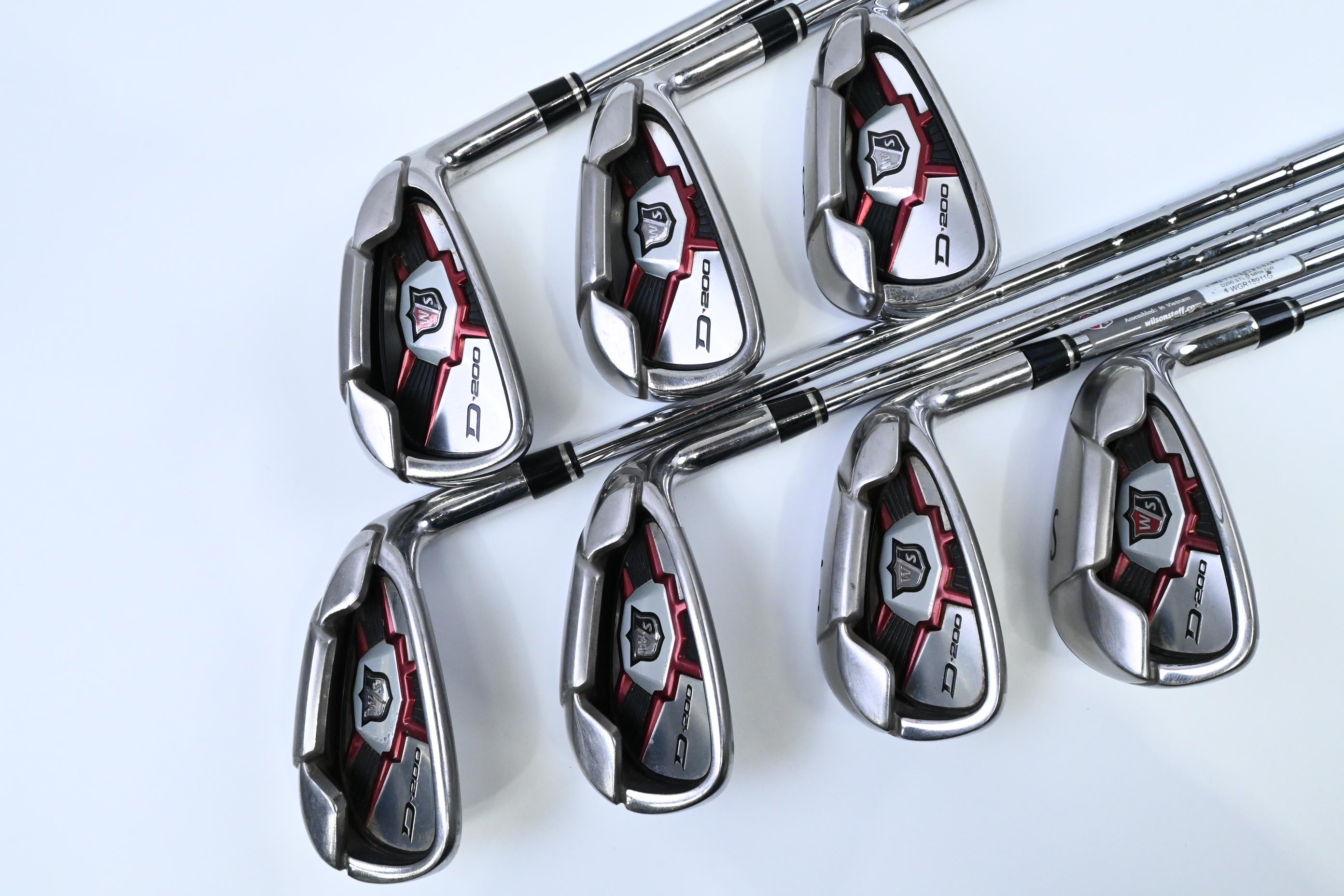 Wilson D200 Irons / 6-PW+GW+SW / Uniflex Wilson SL 85 Shafts