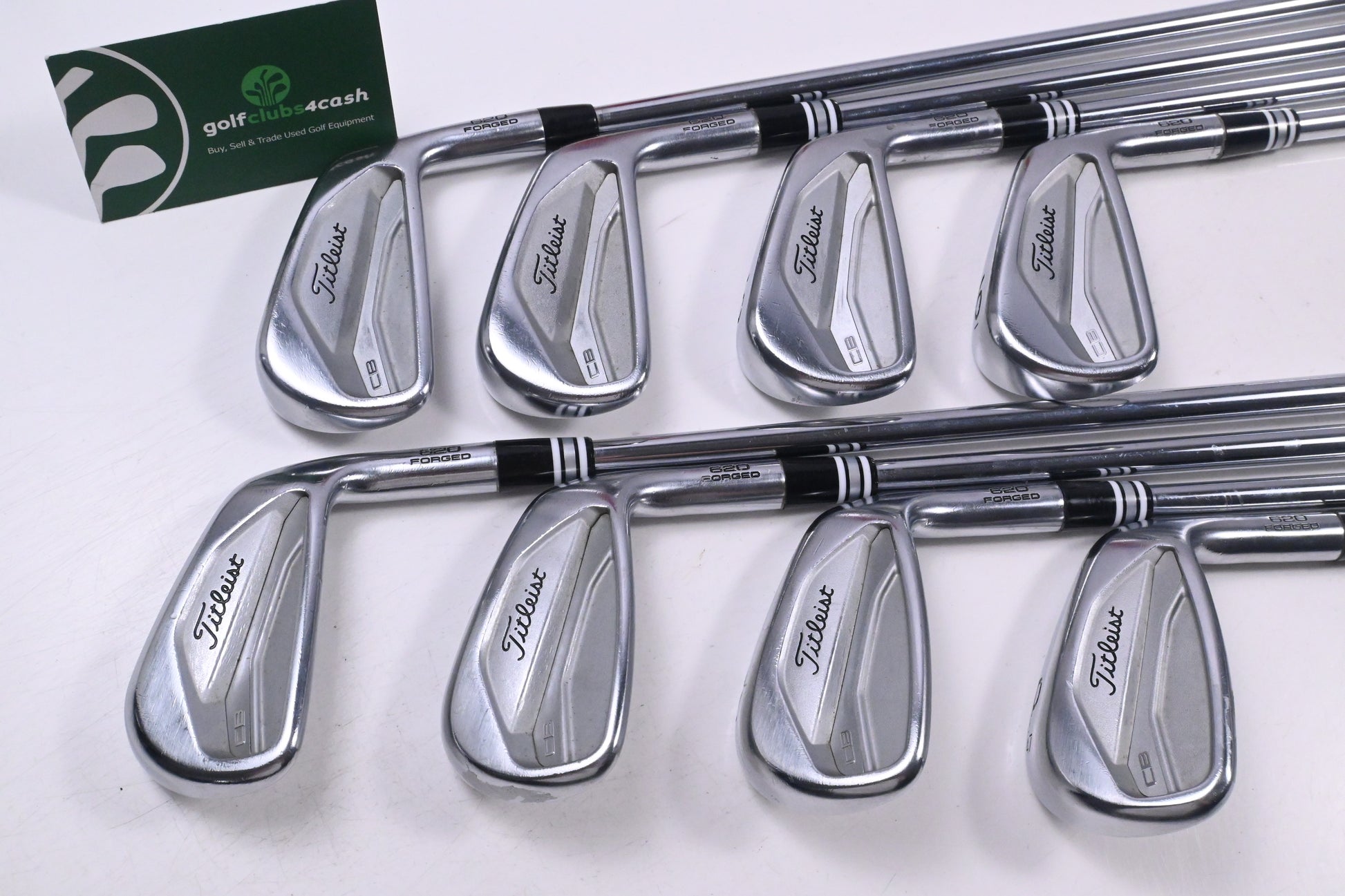 Titleist 620 CB Irons / 3-PW / Regular Plus Flex Project X LZ 115 Shafts