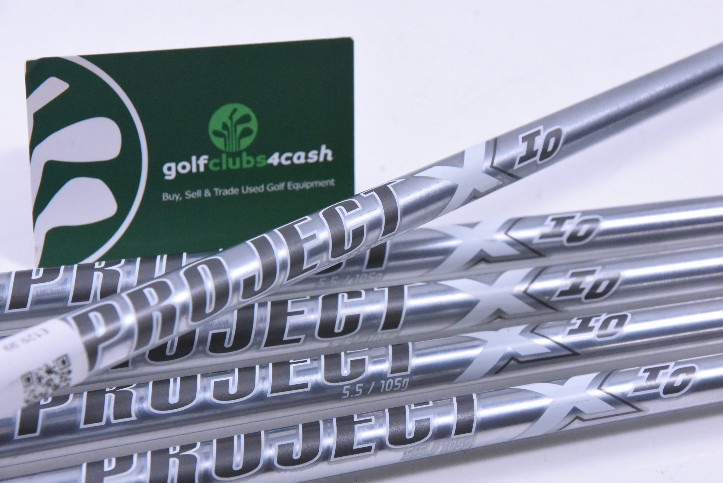 Project X IO 105 Iron Shafts / Regular Plus Flex / Set of 5 / .355" Ti