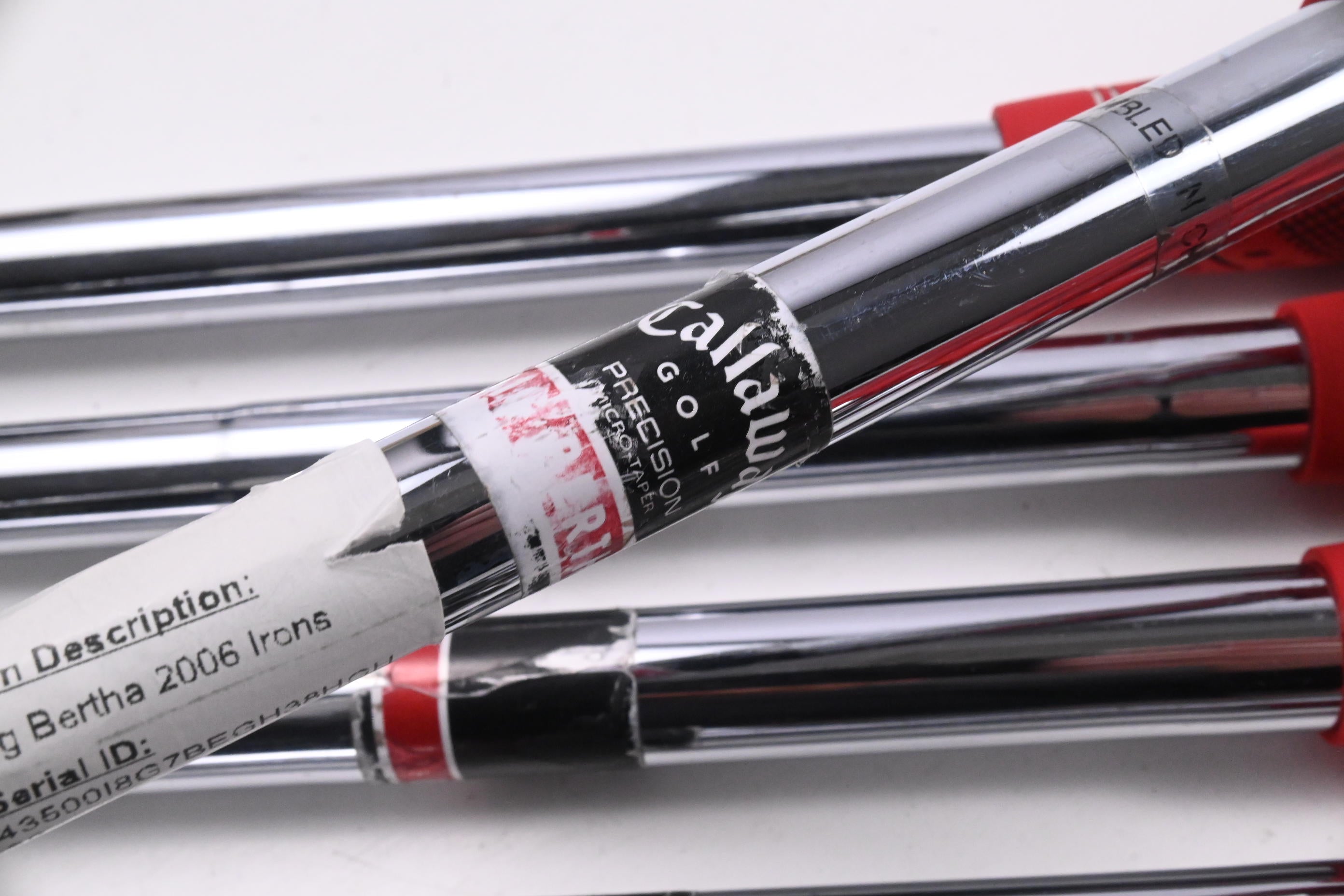 Callaway Big Bertha 2006 Irons / 4-PW+SW / Uniflex Callaway Big Bertha Shafts