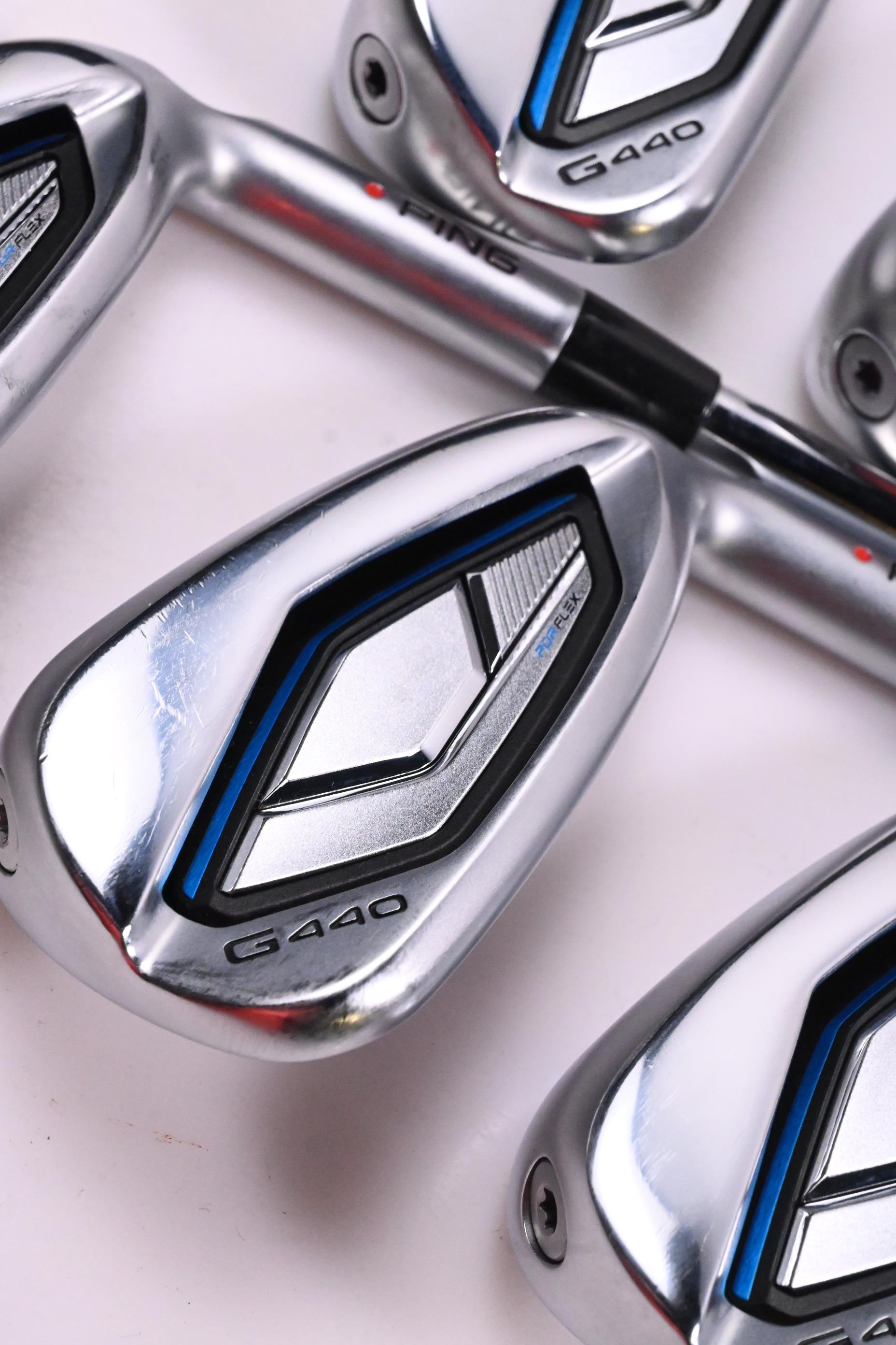 Ping G440 Irons / 6-PW / Orange Dot / Regular Flex Dynamic Gold Mid 100 Shafts