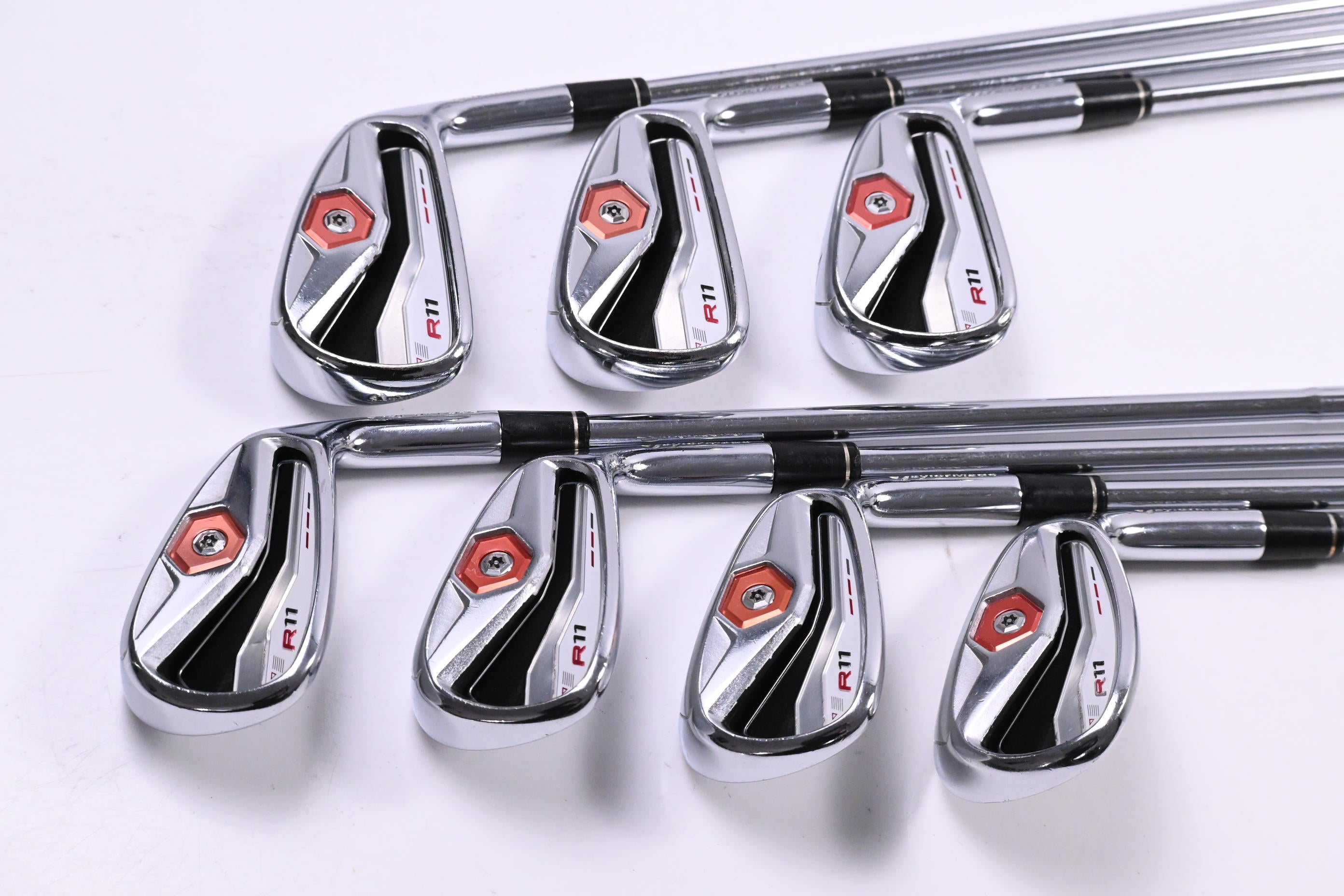 Taylormade R11 Irons / 5-PW+SW / Regular Flex KBS 90 Steel Shaft