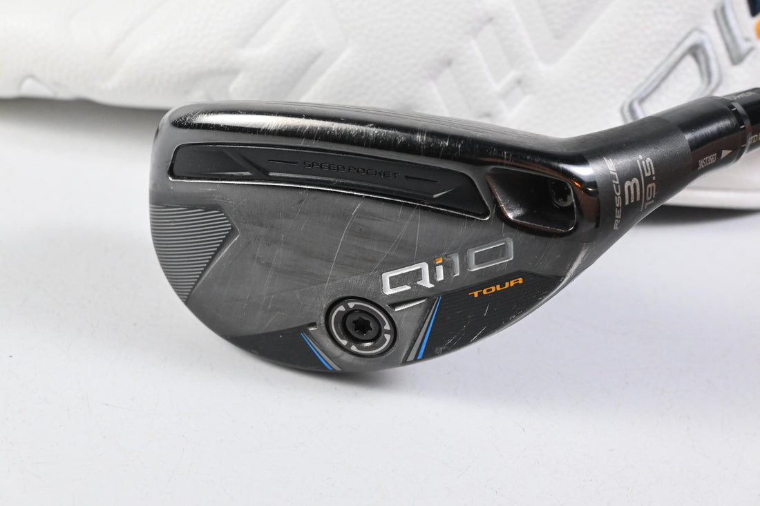 Taylormade Qi10 Tour #3 Hybrid / 19.5 Degree / Stiff Flex Tensei AV Limited Blue