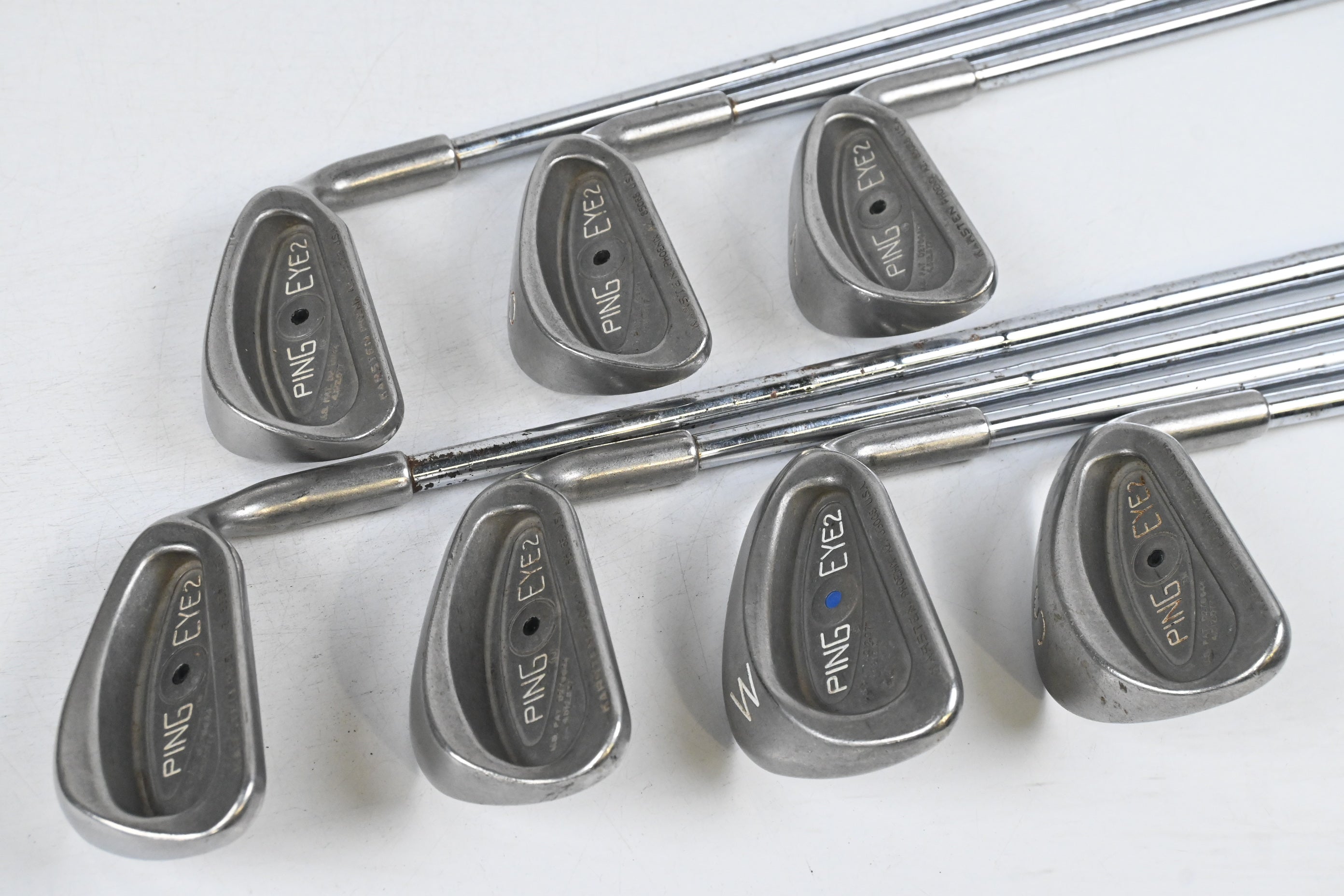 Ping Eye 2 Irons / 5-PW+SW / Black Dot / Stiff Flex Ping Karsten JZ Lite Shafts