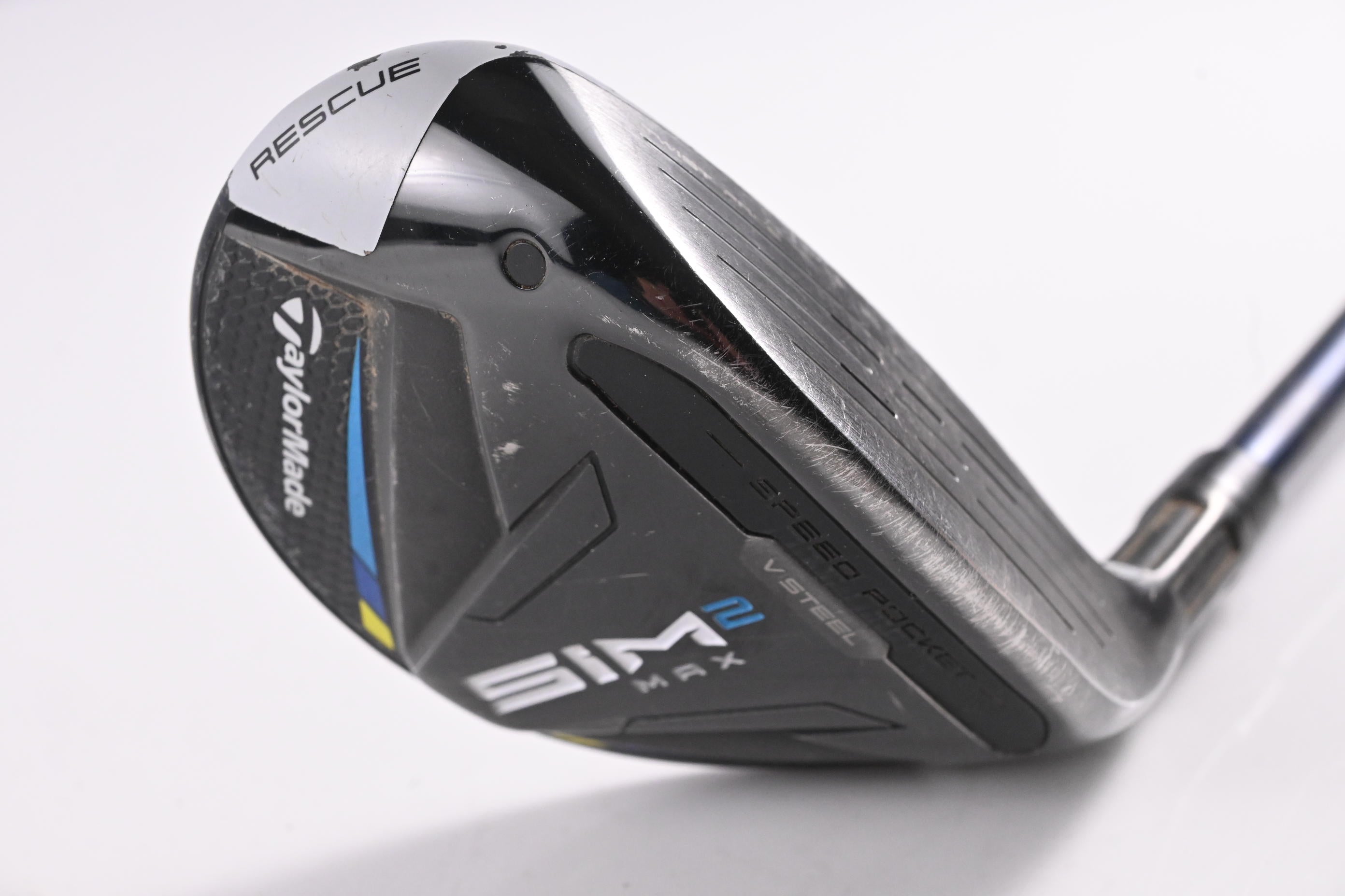 Taylormade SIM2 Max #4 Hybrid / 22 Degree / Regular Flex Ventus Blue 6 Shaft