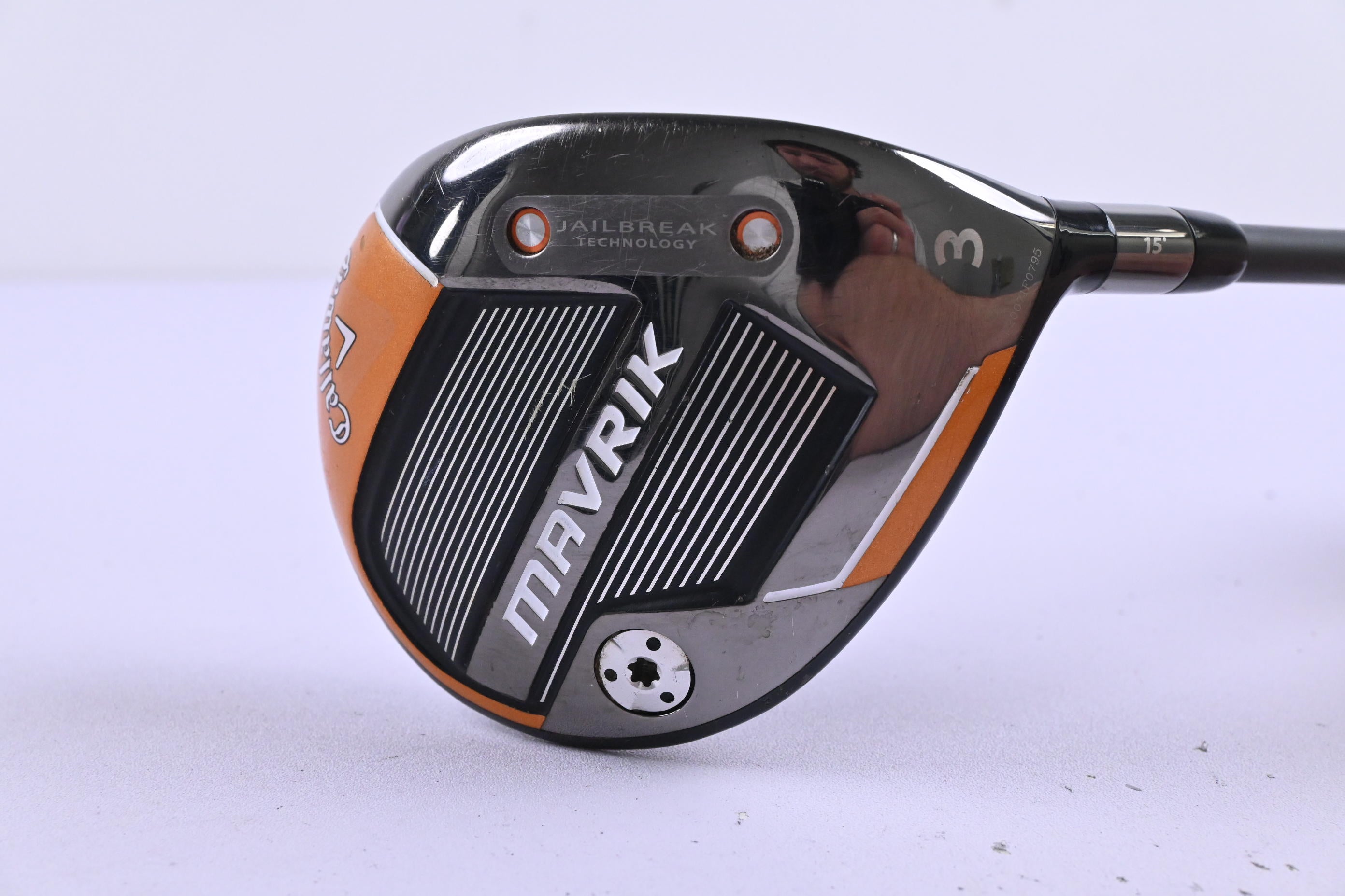 Callaway Mavrik #3 Wood / 15 Degree / Stiff Flex HZRDUS Smoke Black 70 Shaft