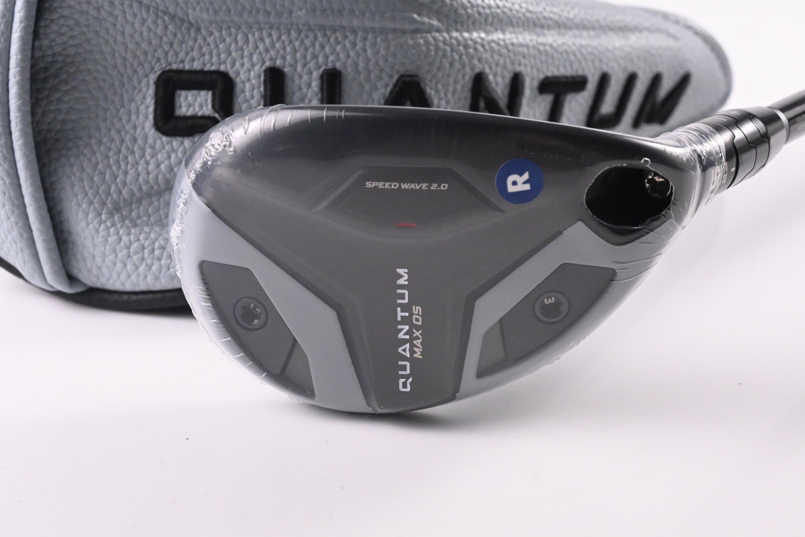 Callaway Quantum Max OS #5 Hybrid / 23 Degree / Regular Flex Denali Silver 60