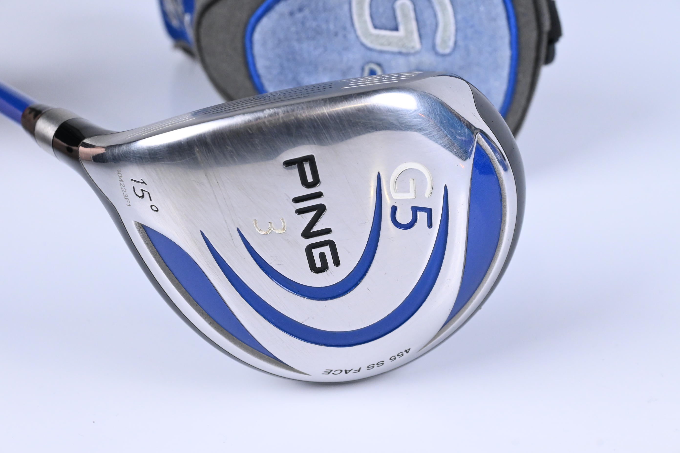 Left Hand Ping G5 #3 Wood / 15 Degree / Regular Flex Grafalloy Prolaunch Blue 75