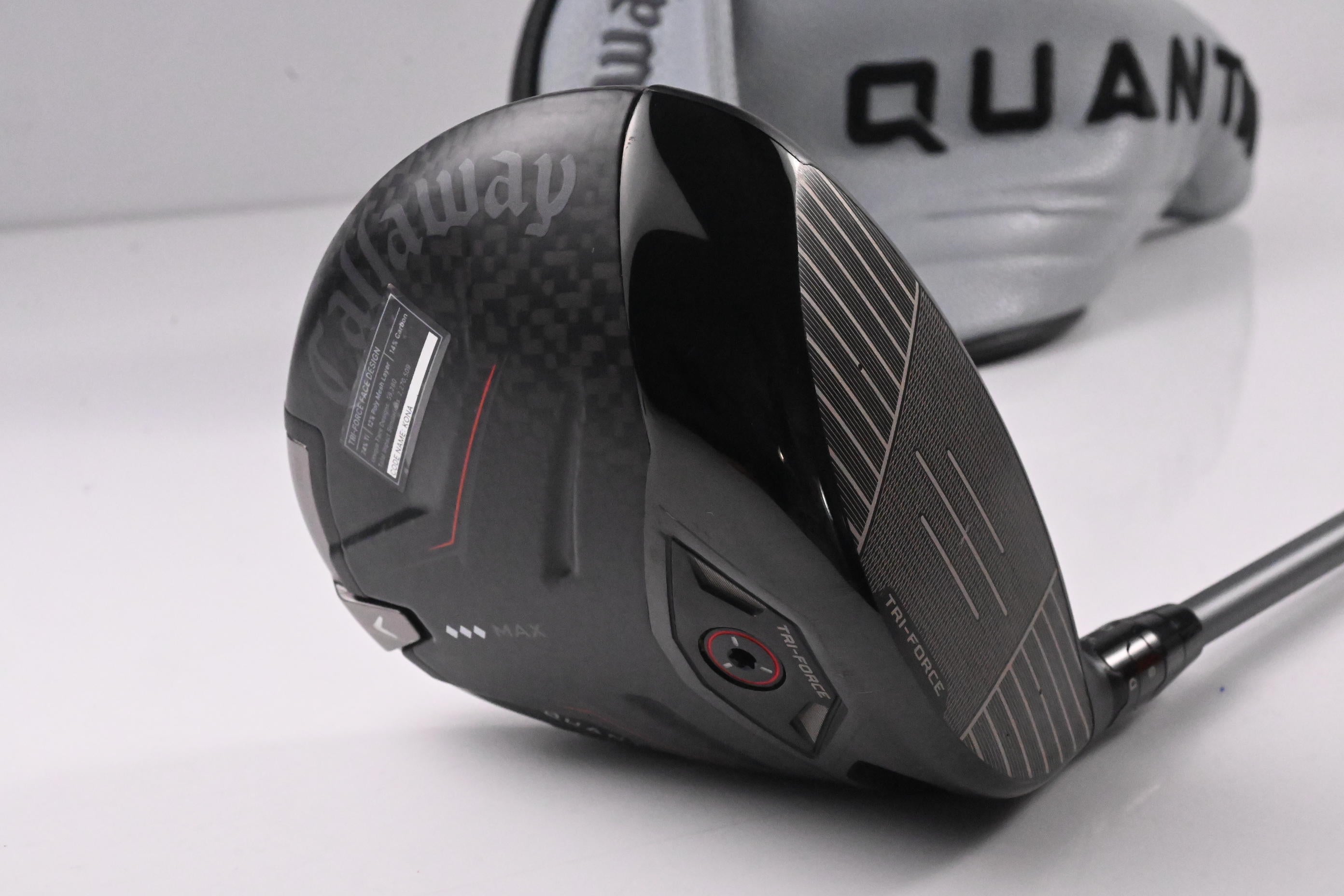Callaway Quantum Max Driver / 9 Degree / Stiff Flex Denali Frost Silver 60
