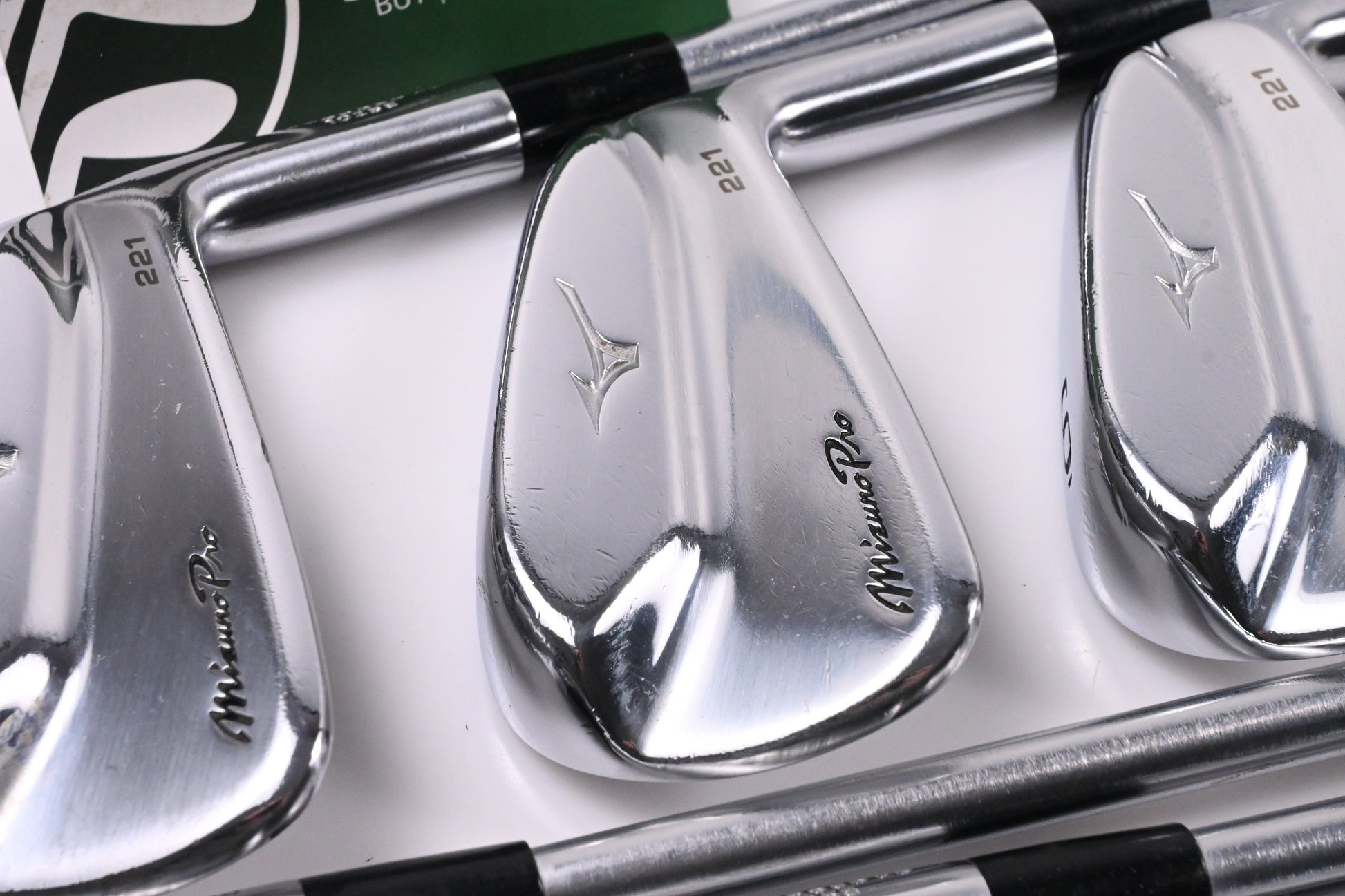 Mizuno Pro 221 Irons / 4-PW / Stiff Flex Project X IO 110 Shafts
