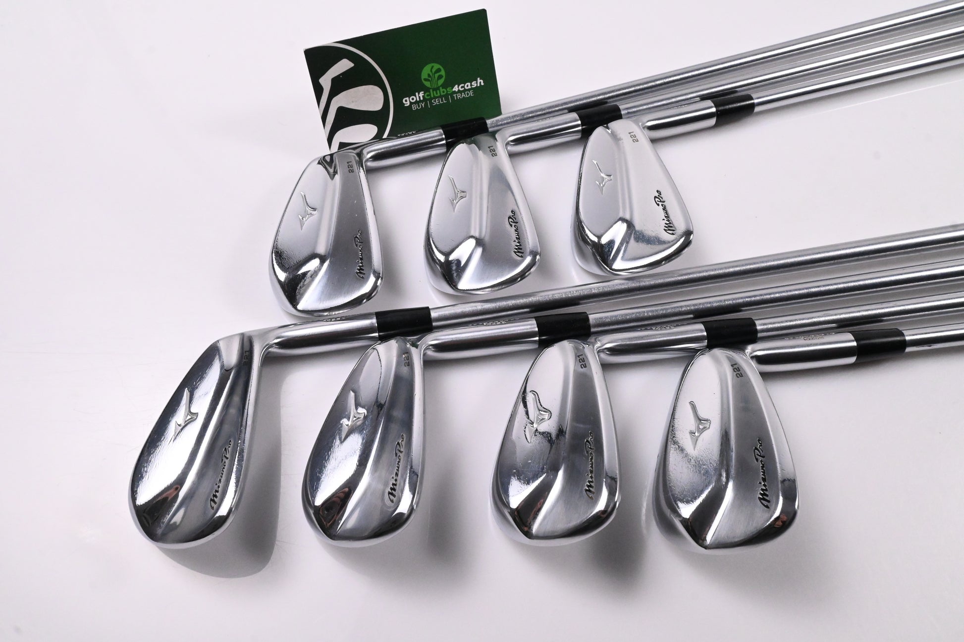 Mizuno Pro 221 Irons / 4-PW / Stiff Flex Project X IO 110 Shafts