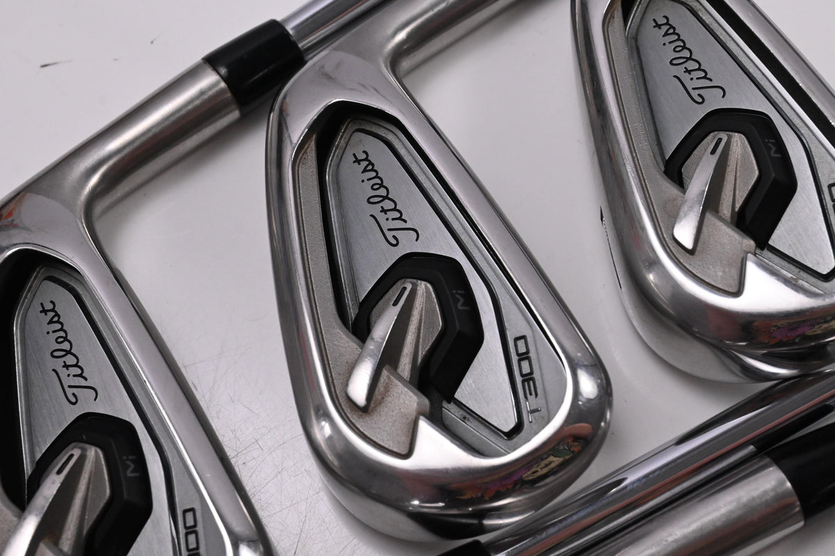 Titleist T300 2019 Irons / 5-PW / Stiff Flex AMT Black S300 Shafts